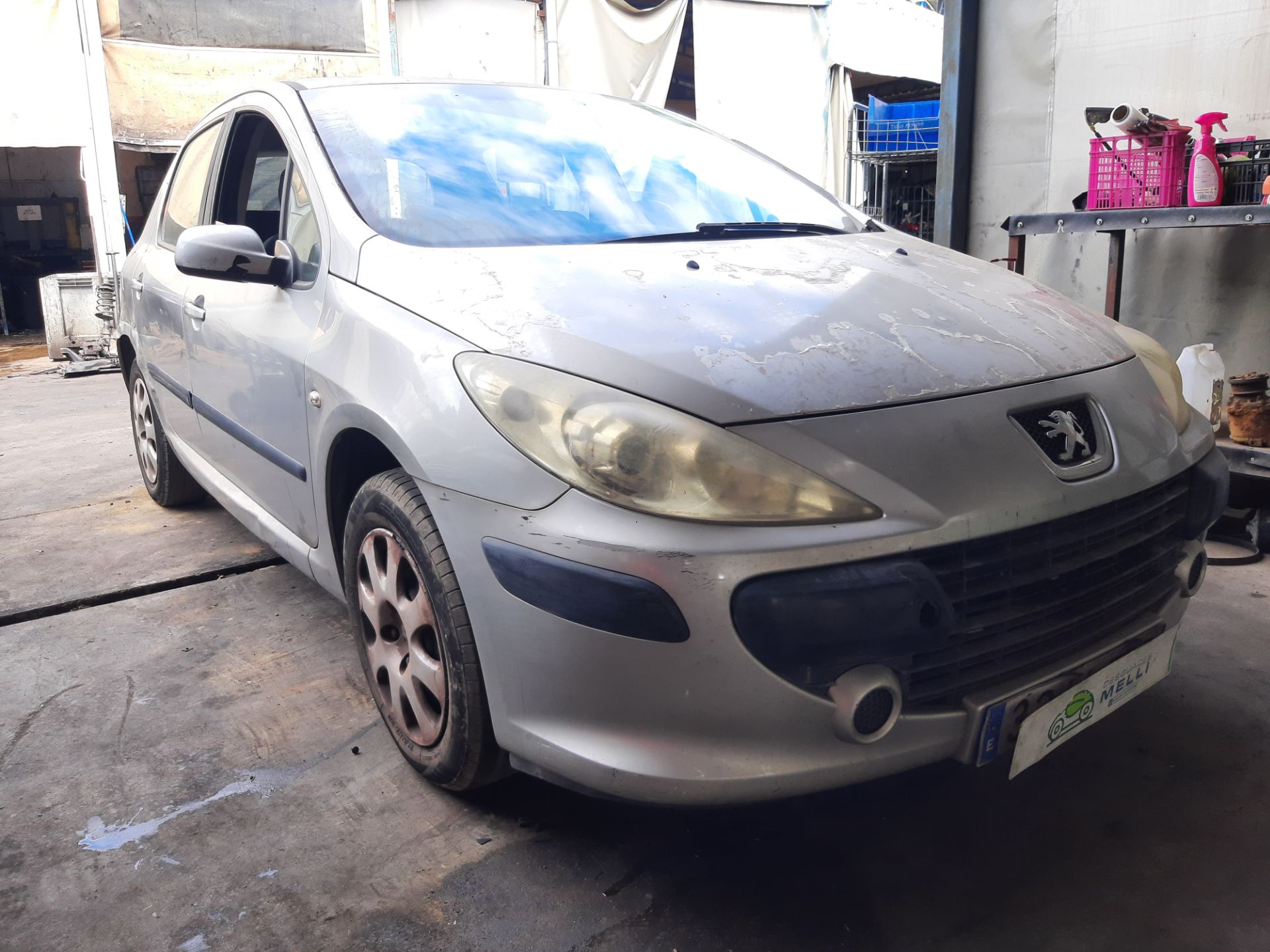 PEUGEOT 307 1 generation (2001-2008) Hátsó lökhárító 7410Q6 25703746