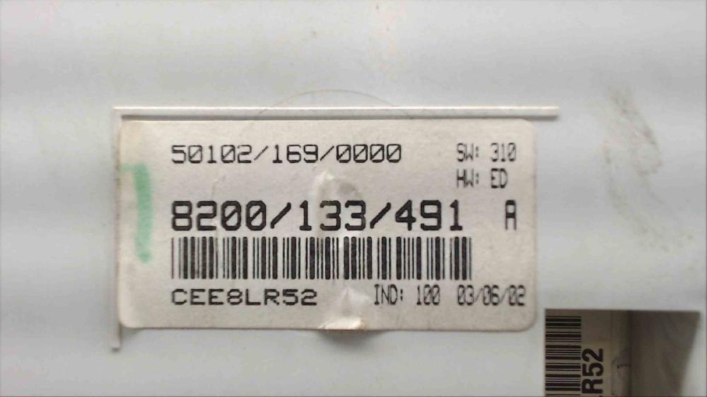 Cuadro de instrumentos F8Q630 8200133491 de Renault Kangoo express (fc0/1_) 2001-2005 - pieza usada