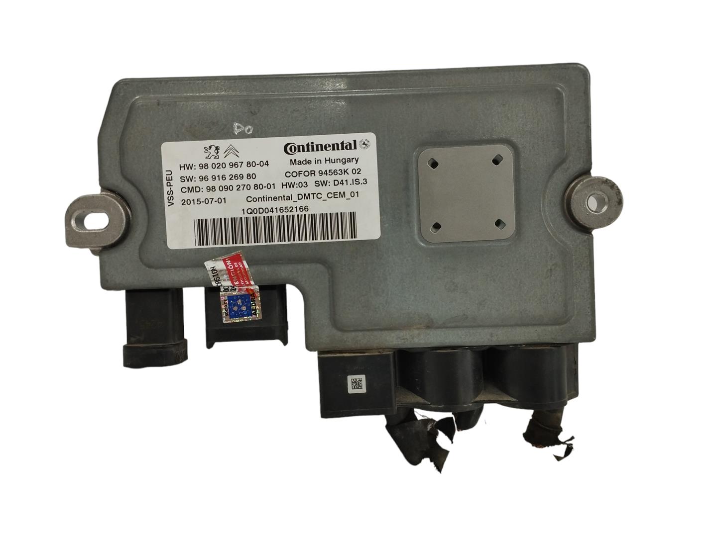 CITROËN C4 Picasso 2 generation (2013-2018) Other Control Units 9802096780, STARTSTOP, 9691626980 22262959