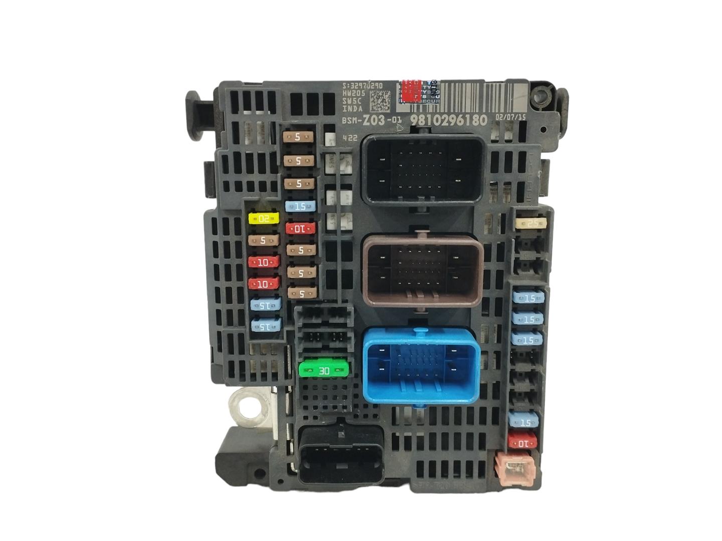 CITROËN C4 Picasso 2 generation (2013-2018) Fuse Box 9810296180 22262948