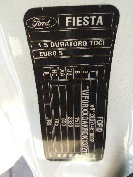 FORD Fiesta 5 generation (2001-2010) Variklis UGJC, 146679KM 21638973