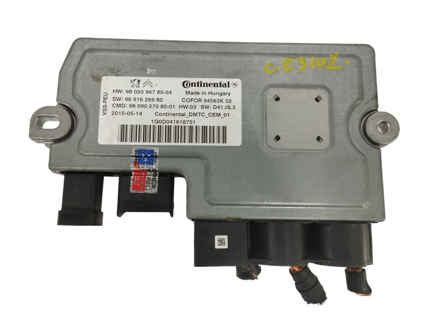 CITROËN C4 Picasso 2 generation (2013-2018) Other Control Units 9802096780,STARTSTOP,9691626980 21095420