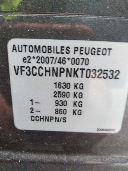 PEUGEOT 208 Peugeot 208 (2012-2015) Greičių dėžė (pavarų dėžė) 20GE92, OBSERVARFOTOS 19240725