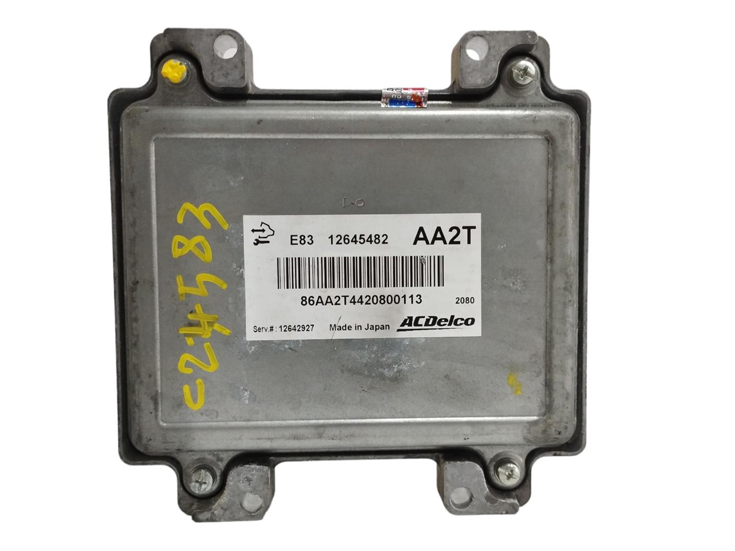 CHEVROLET Aveo T200 (2003-2012) Calculateur d'unité de commande du moteur 12645482 21095553