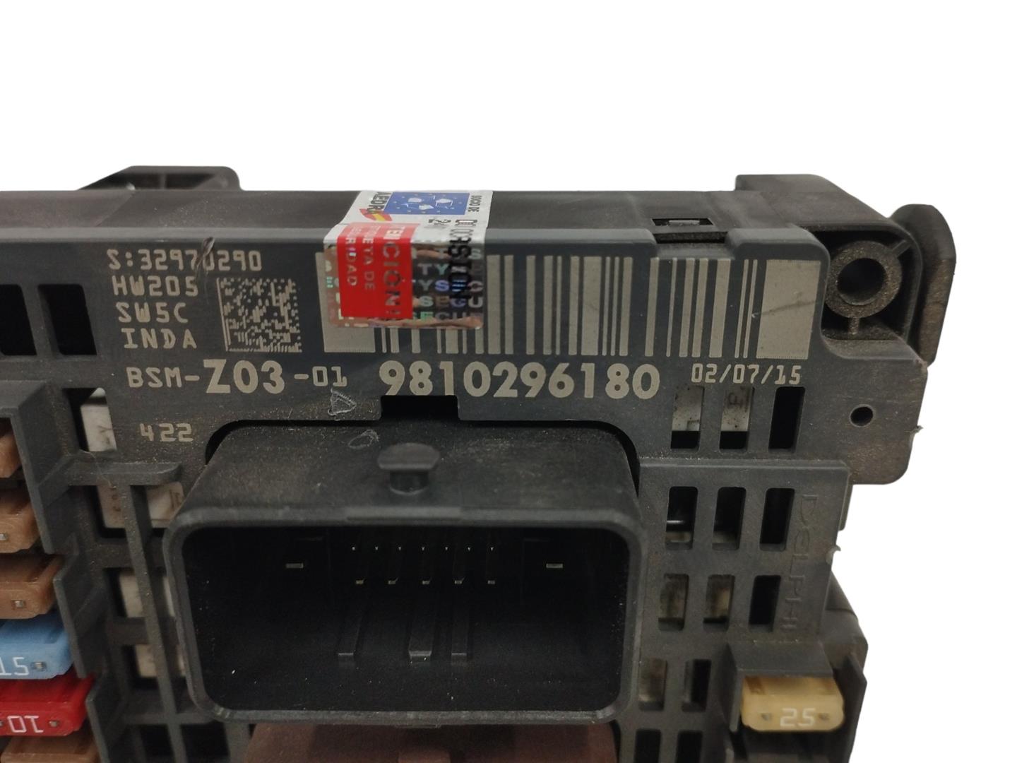 CITROËN C4 Picasso 2 generation (2013-2018) Fuse Box 9810296180 22262948