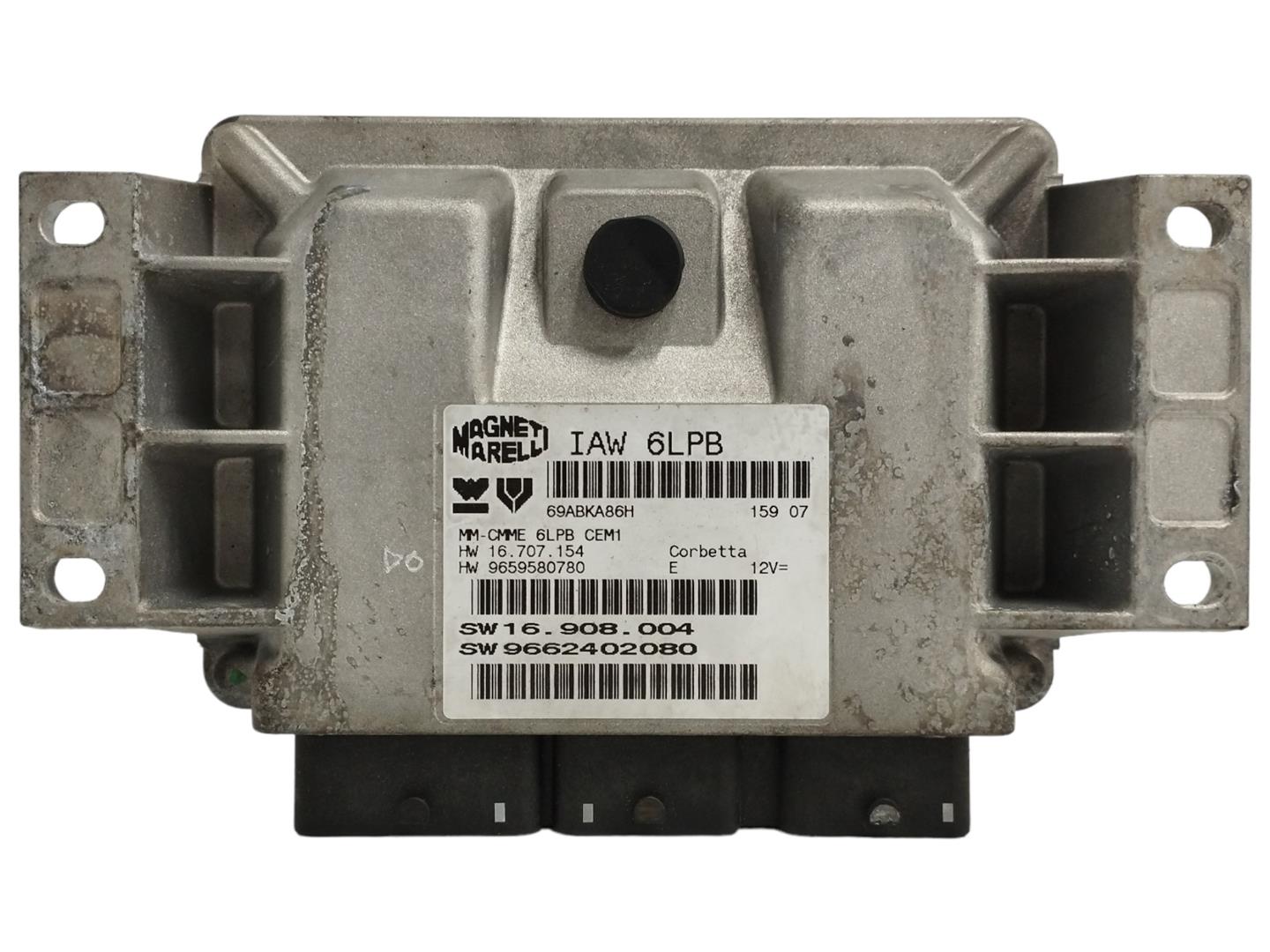 CITROËN C4 Picasso 1 generation (2006-2013) Engine Control Unit ECU 9662402080, 9659580780 22785331