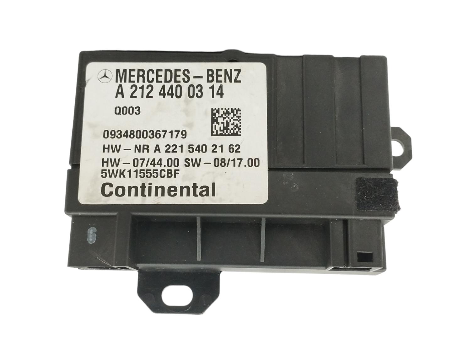 MERCEDES-BENZ C-Class W204/S204/C204 (2004-2015) Другие блоки управления A2124400314, 5WK11555CBF 22288606