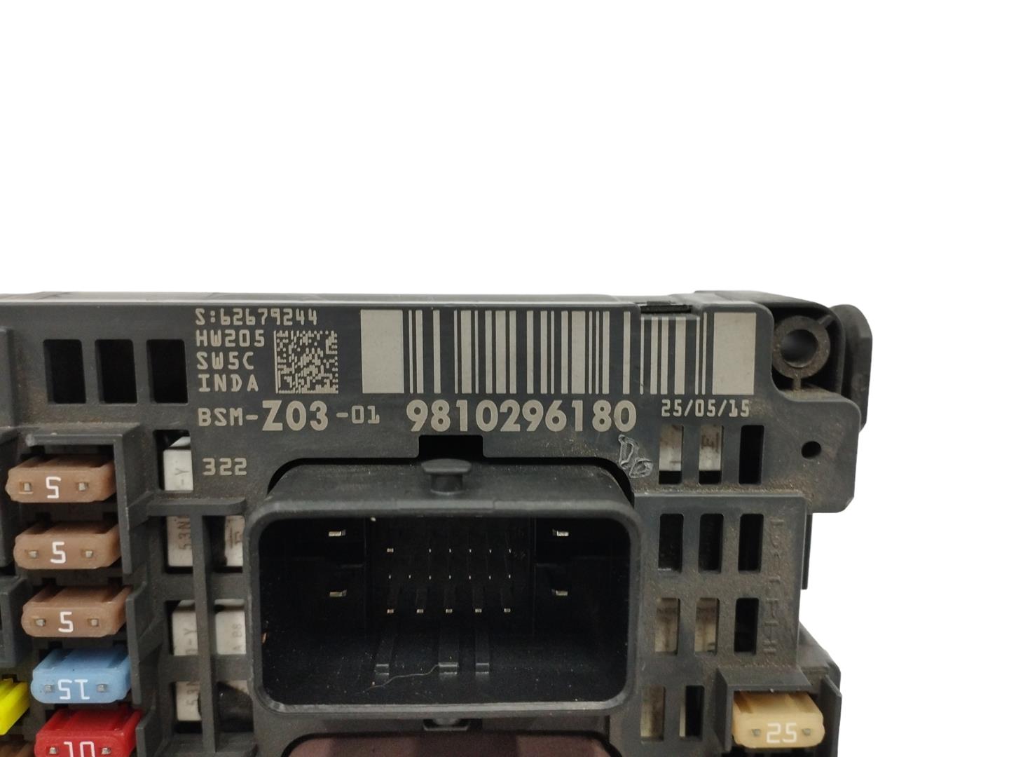 CITROËN C4 Picasso 2 generation (2013-2018) Fuse Box 9810296180 19349674