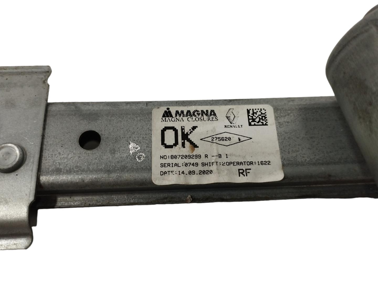 DACIA Sandero 2 generation (2013-2020) Front Right Door Window Regulator 807209299R 22784465