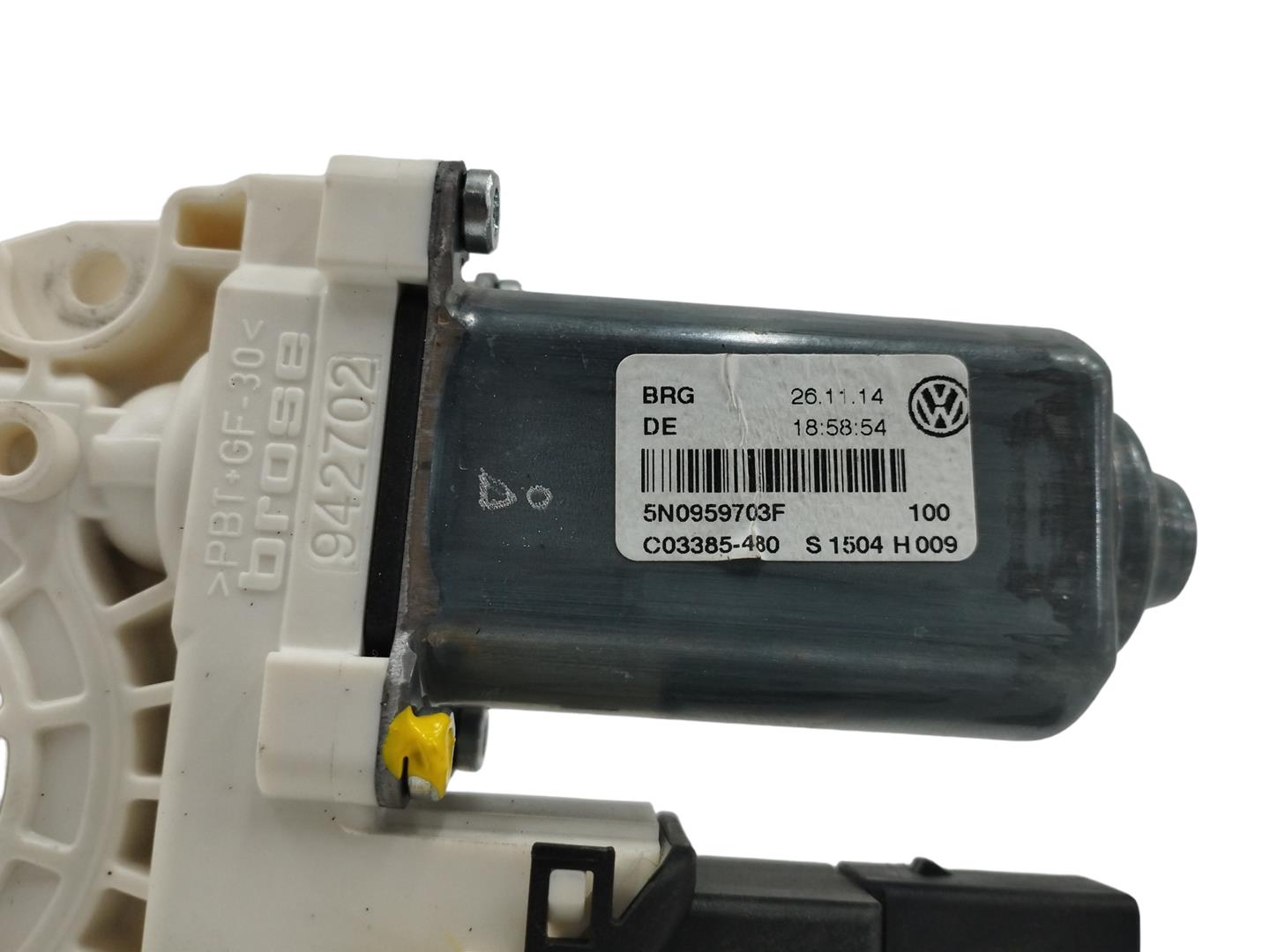 VOLKSWAGEN Tiguan 1 generation (2007-2017) Rear Left Door Window Control Motor 5N0959703F 19539956