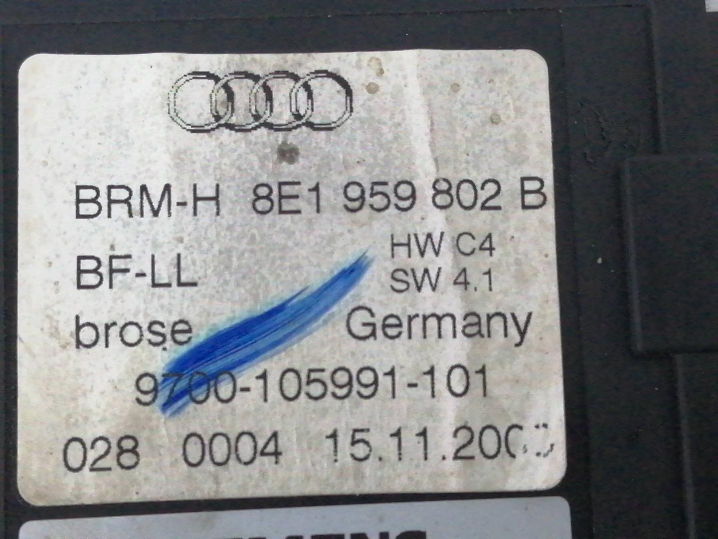 AUDI A4 B6/8E (2000-2005) Motor de control geam ușă dreapta față 8E1959802B, 0130821764, 5WK47006ABF 19338469