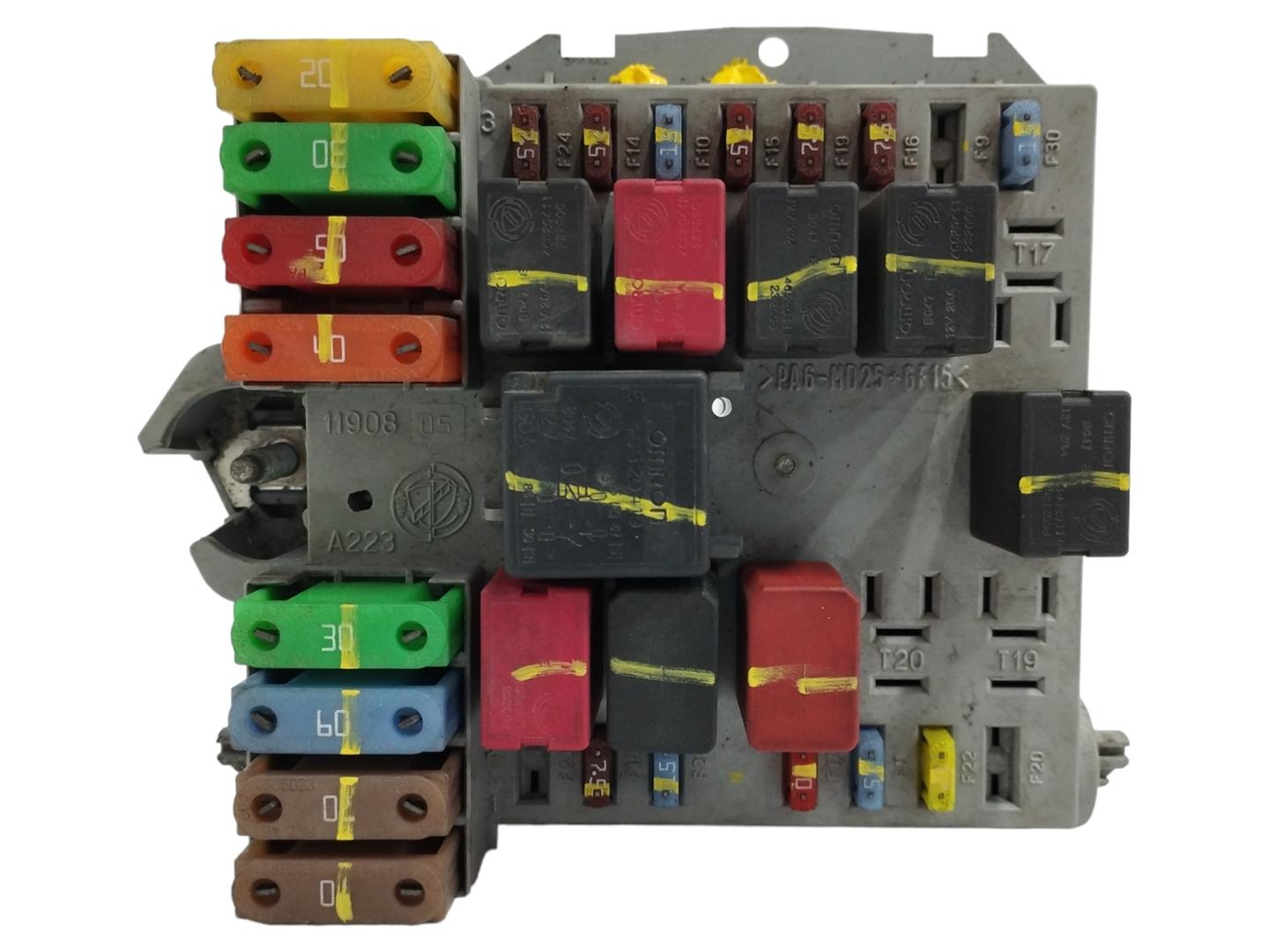 LANCIA Ypsilon II (Type 843)  (2003-2011) Fuse Box 51792198 22288664