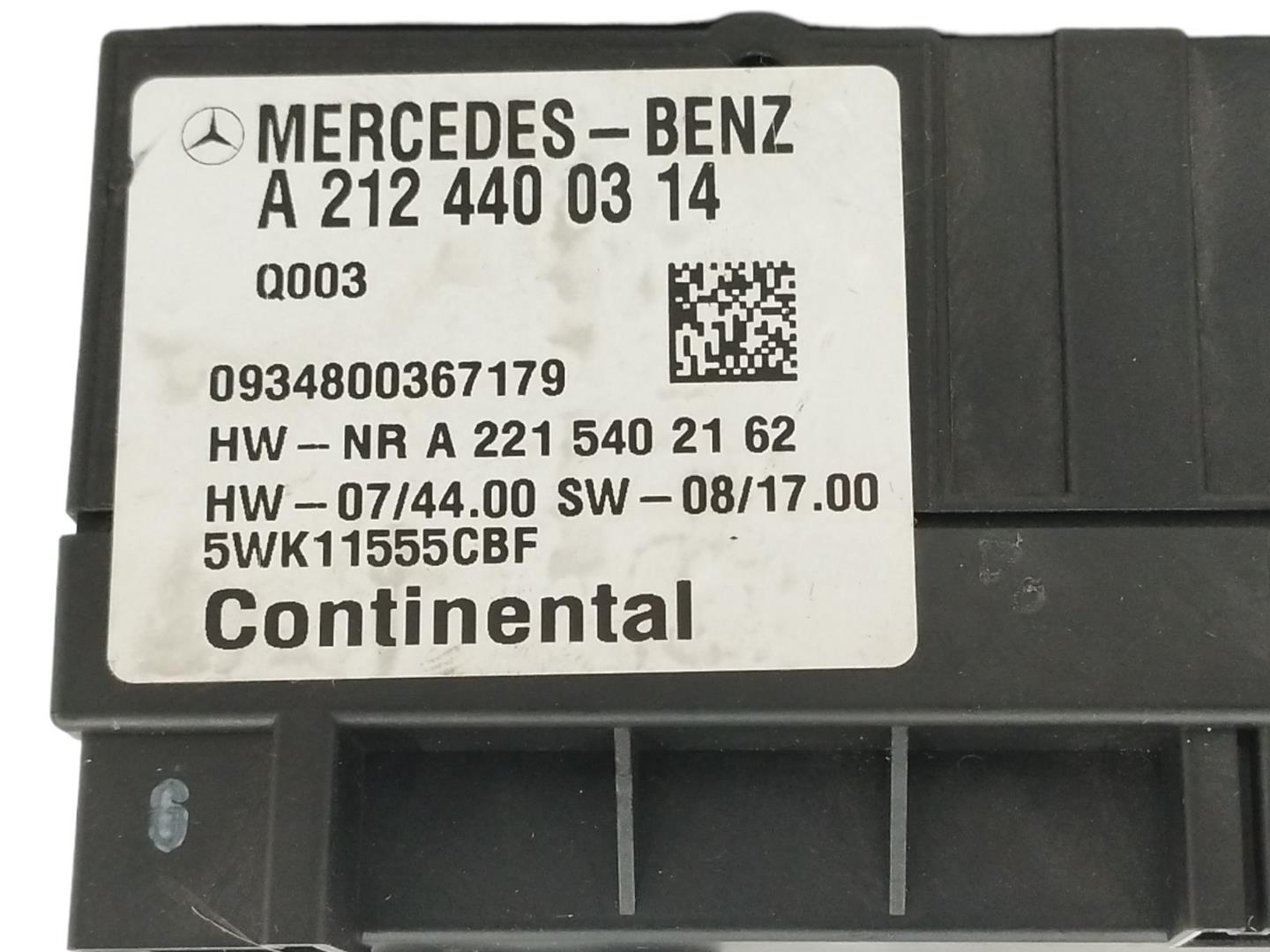 MERCEDES-BENZ C-Class W204/S204/C204 (2004-2015) Kiti valdymo blokai A2124400314, 5WK11555CBF 22288606