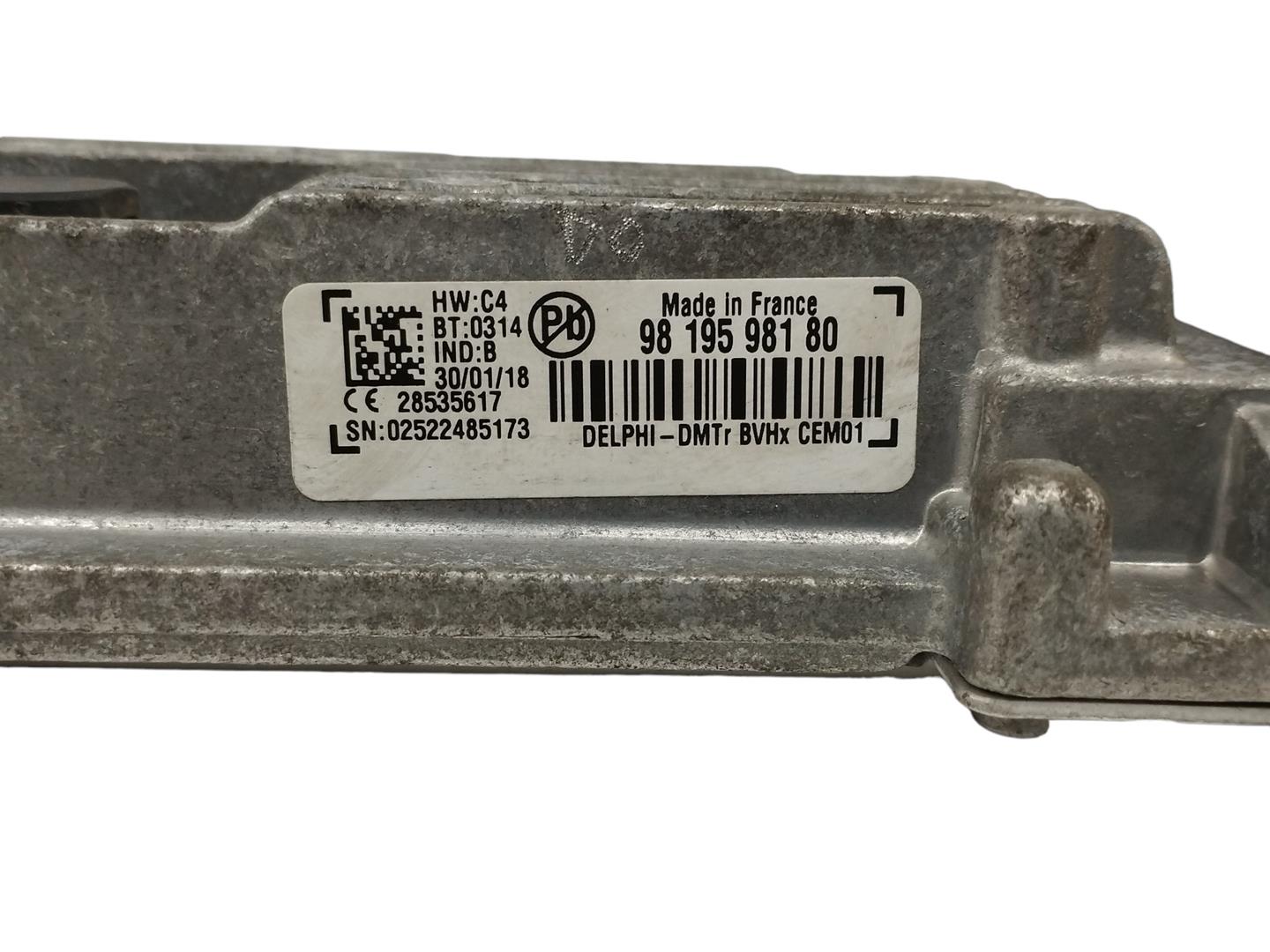 CITROËN C4 Picasso 2 generation (2013-2018) Muut ohjausyksiköt 9819598180,STARTSTOP 22069387