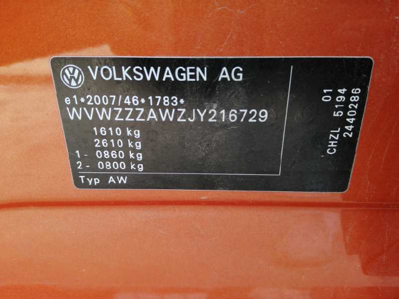 VOLKSWAGEN Polo 6 generation (2017-2024) Fuel Injector 04E906036AE 22785572