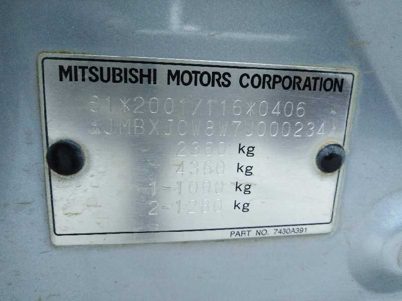 MITSUBISHI Outlander 2 generation (2005-2013) Other Control Units 4670A282, ESP 19385609