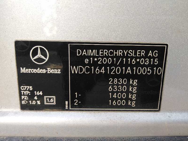 MERCEDES-BENZ M-Class W164 (2005-2011) Greičių dėžės trumpas kardanas A1644100501 19302522