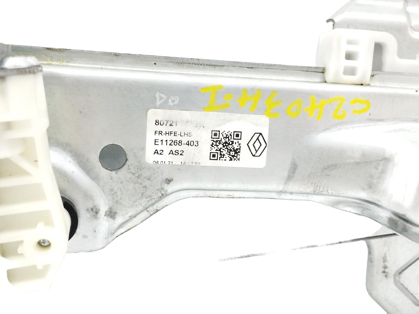 RENAULT Kadjar 1 generation (2015-2024) Front Left Door Window Regulator 807217052R 21637395