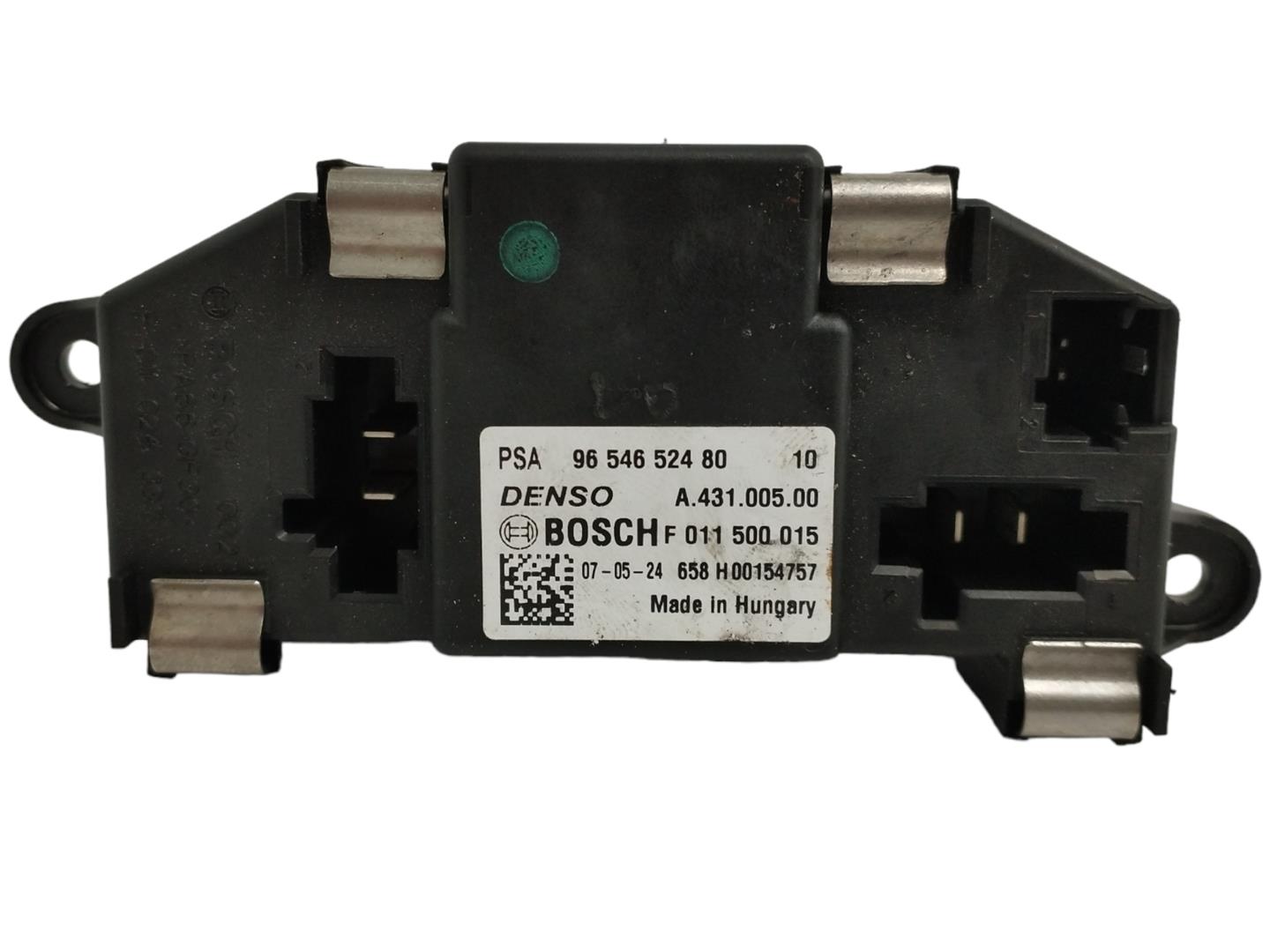 CITROËN C4 Picasso 1 generation (2006-2013) Interior Heater Resistor 9654652480, 011500015, A43100500 22785336