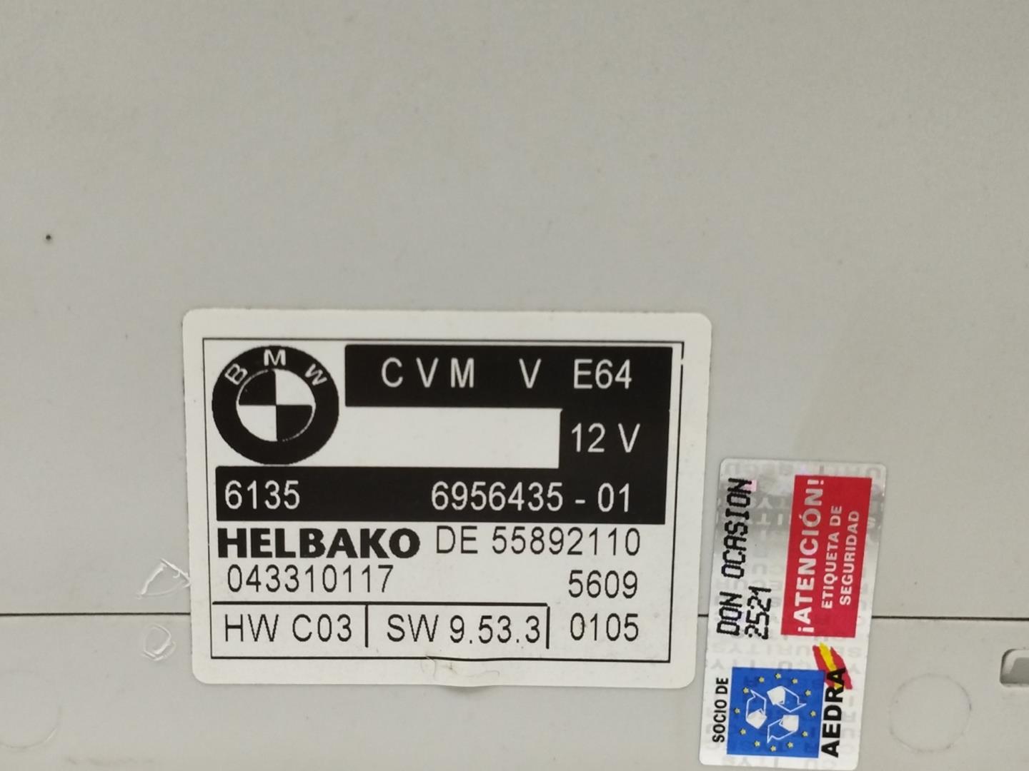 BMW 6 Series E63/E64 (2003-2010) Kiti valdymo blokai 61356956435, 55892110, 043310117 22289761