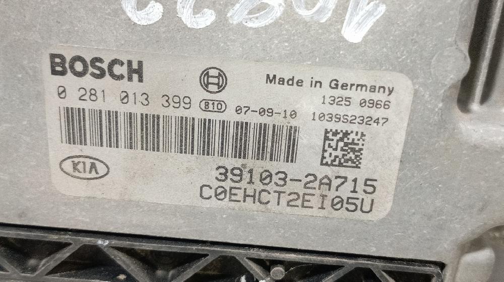 Centralina do motor D4FB 0281013399 de Kia Cee'd sw (ed) 2007-2012 115 CV - pieza usada