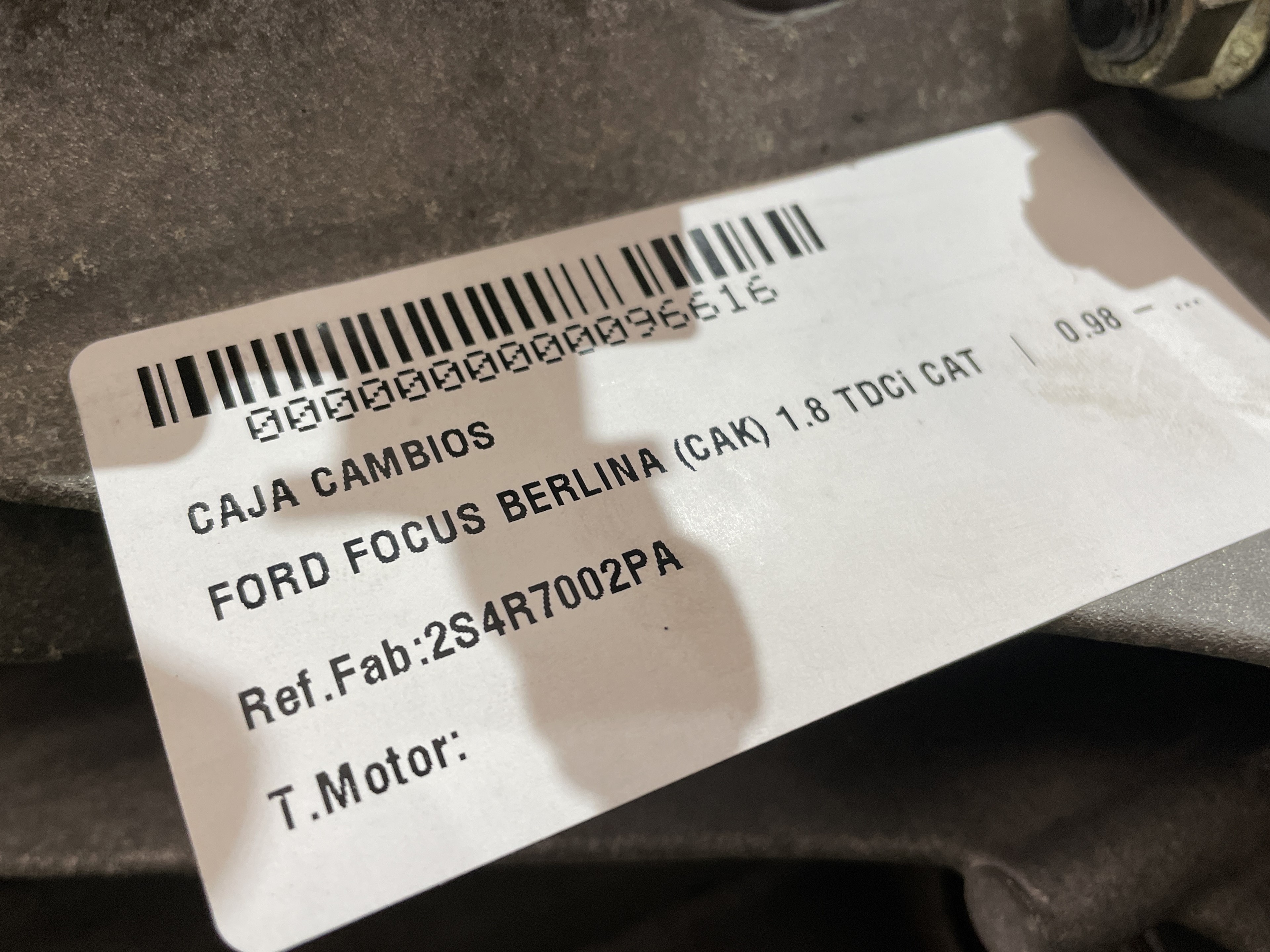 FORD Focus 1 generation (1998-2010) Коробка передач 2S4R7002PA 23547635