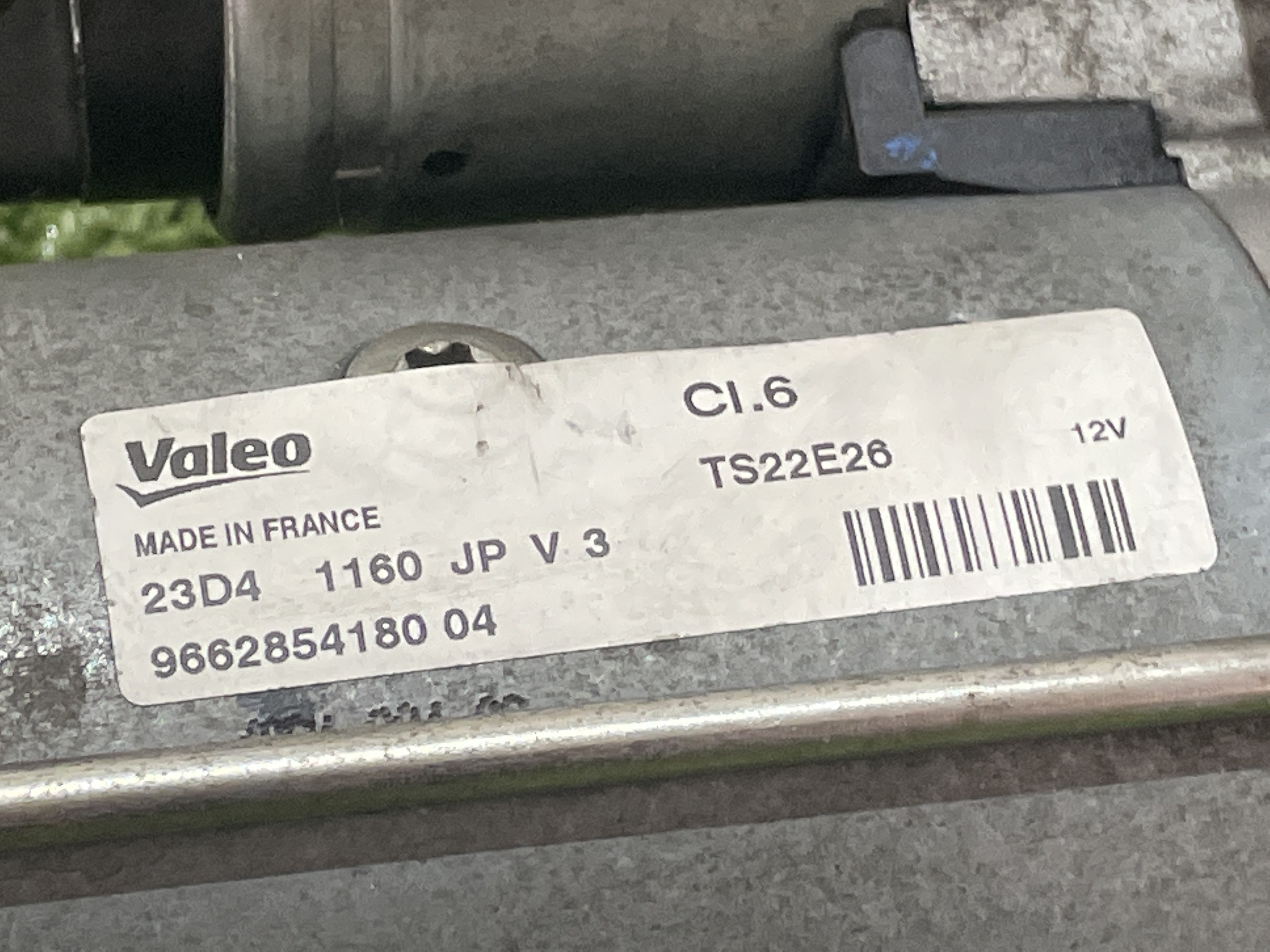 CITROËN Berlingo 2 generation (2008-2023) Starter Motor TS22E26,VALEO,9662854180 23548317