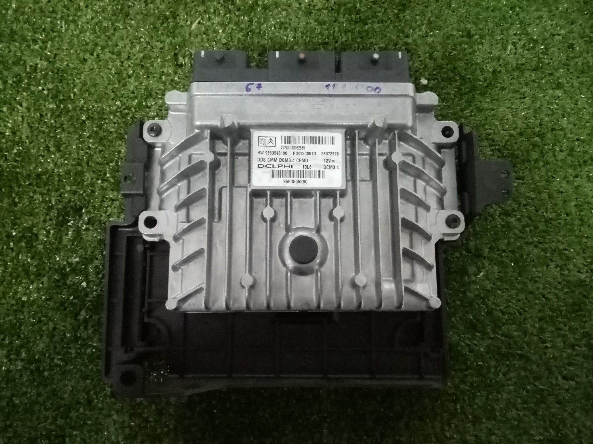 PEUGEOT 407 1 generation (2004-2010) Engine Control Unit ECU 9663556280,INYECCIONDELPHI 23546732