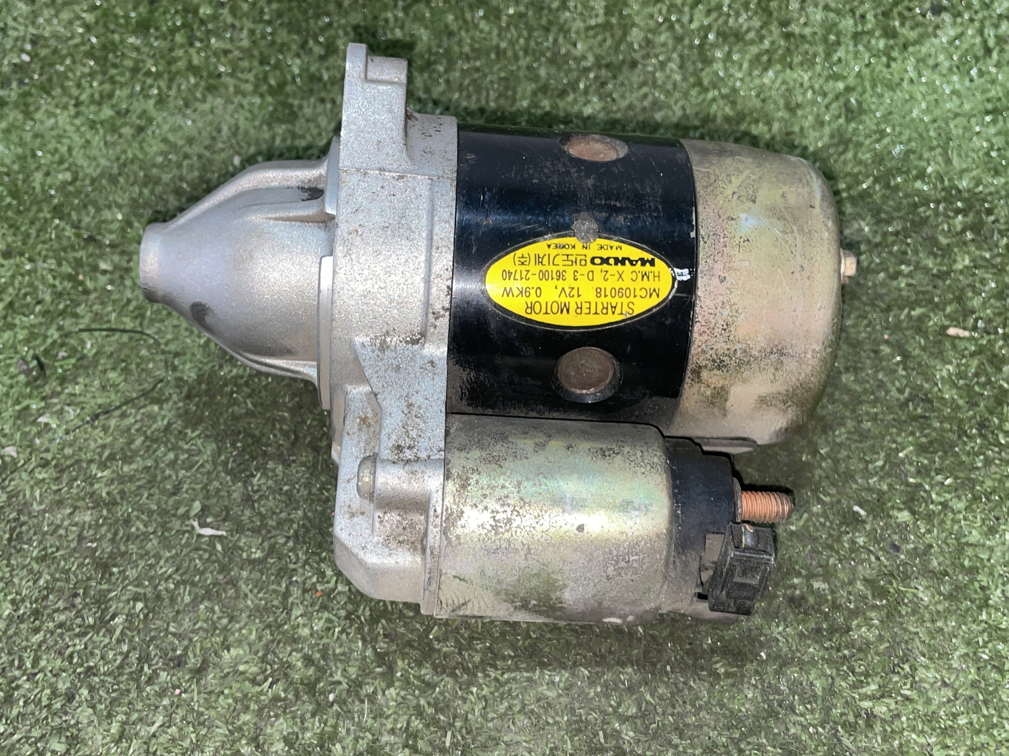 HYUNDAI Accent X3 (1994-2000) Starter Motor MANDO, MC109018, 3610021740 23549718