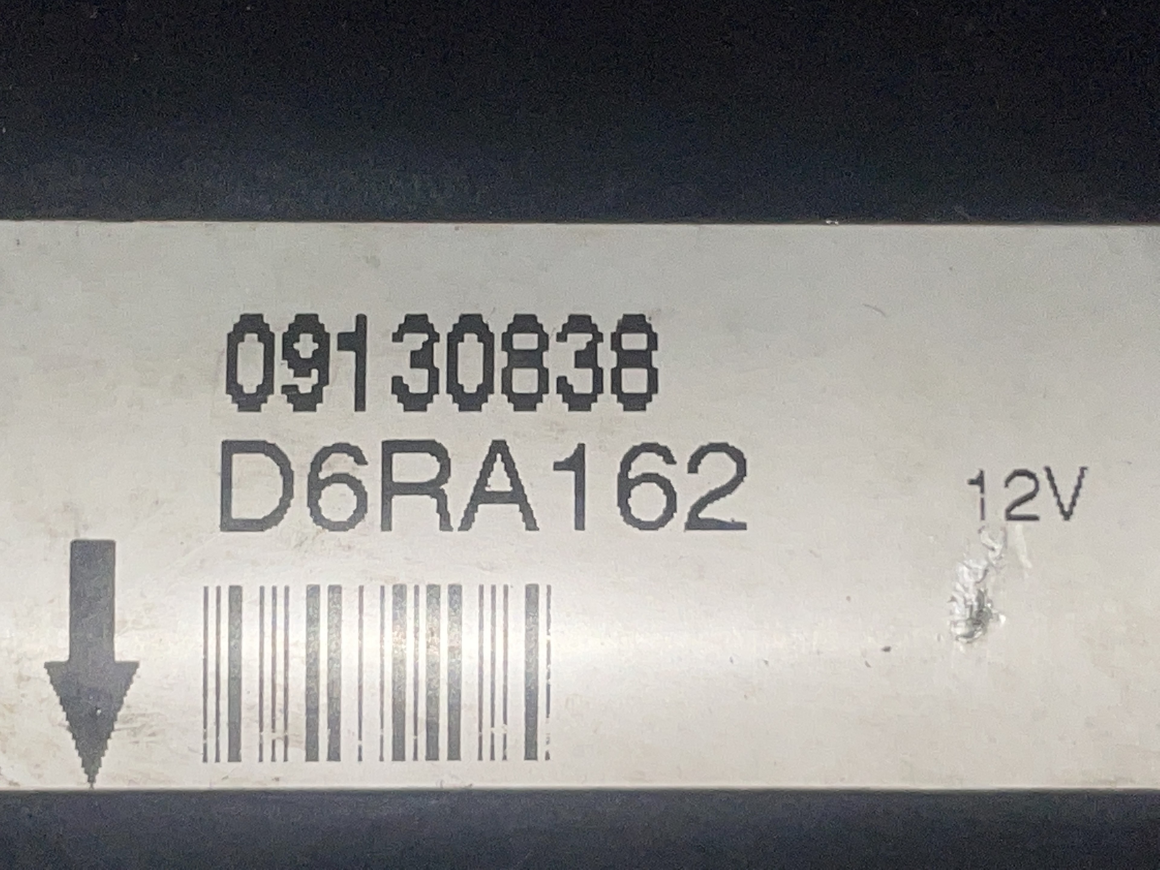 OPEL Agila 1 generation (2000-2007) Starter Motor D6RA162,VALEO,09130838 23549046