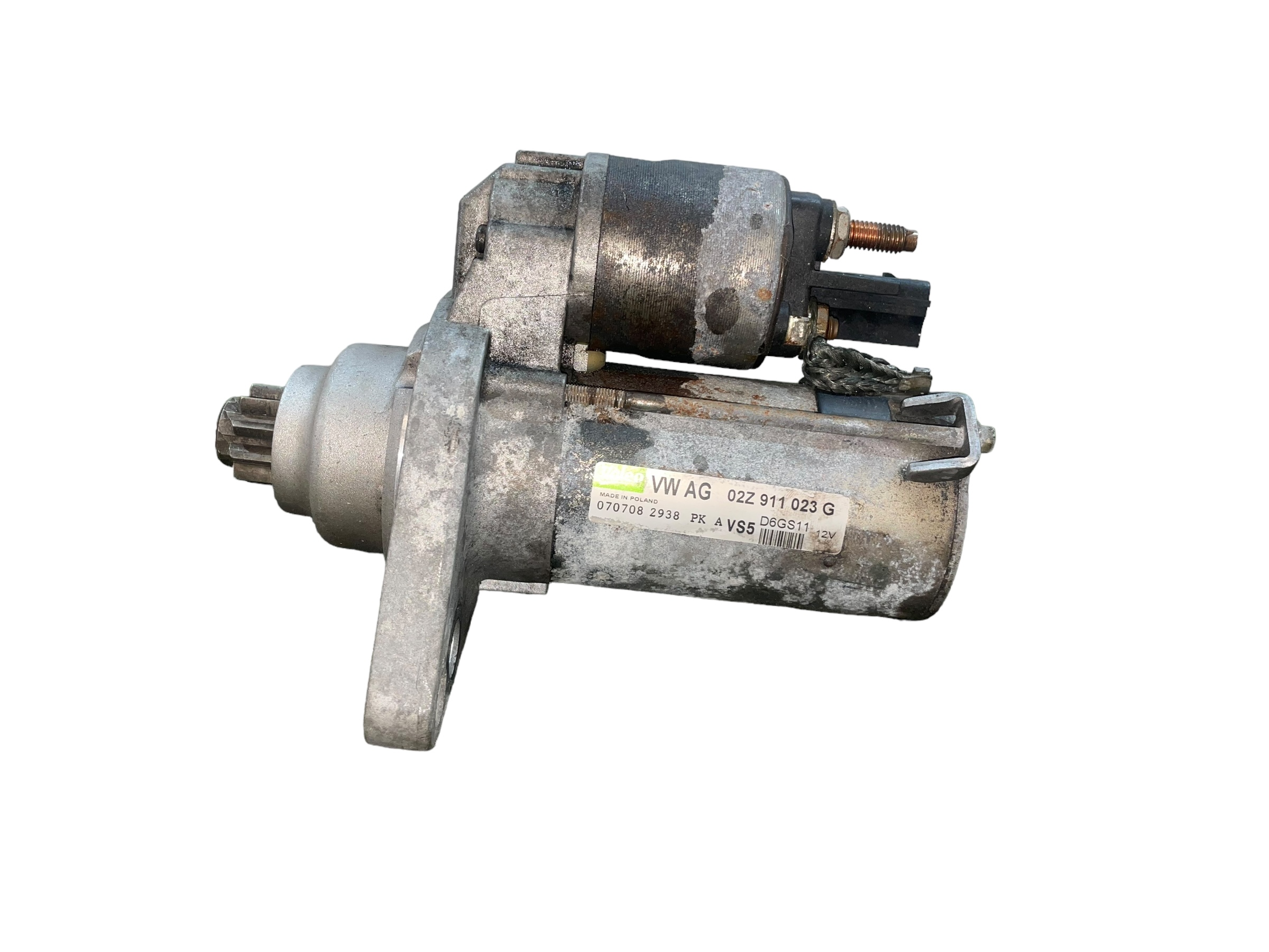 VOLKSWAGEN Golf 5 generation (2003-2009) Starter Motor 02Z911023G 25943523