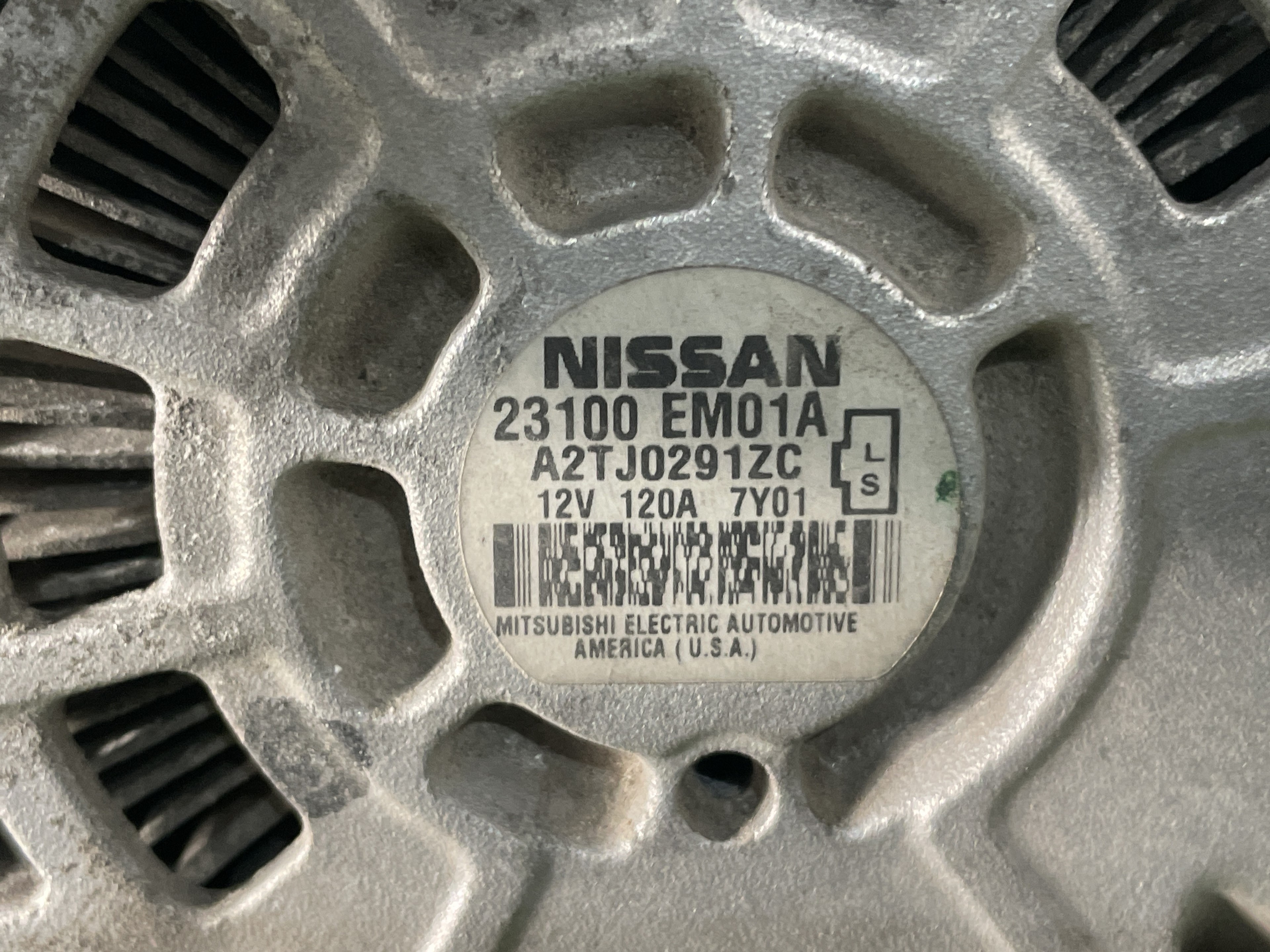 NISSAN Tiida C11 (2004-2014) Alternator A2TJ0291ZC,23100EM01A 23554073