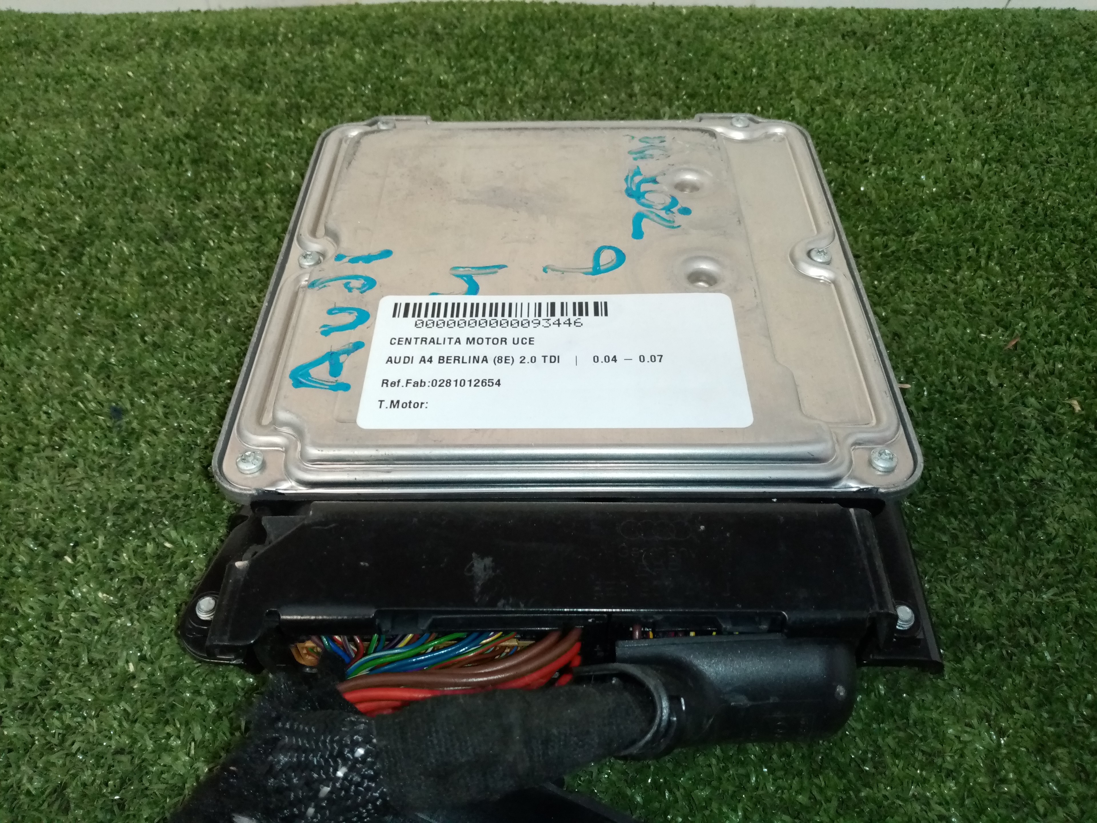 AUDI A4 B6/8E (2000-2005) Engine Control Unit ECU 0281012654,03G906016JD 23546292