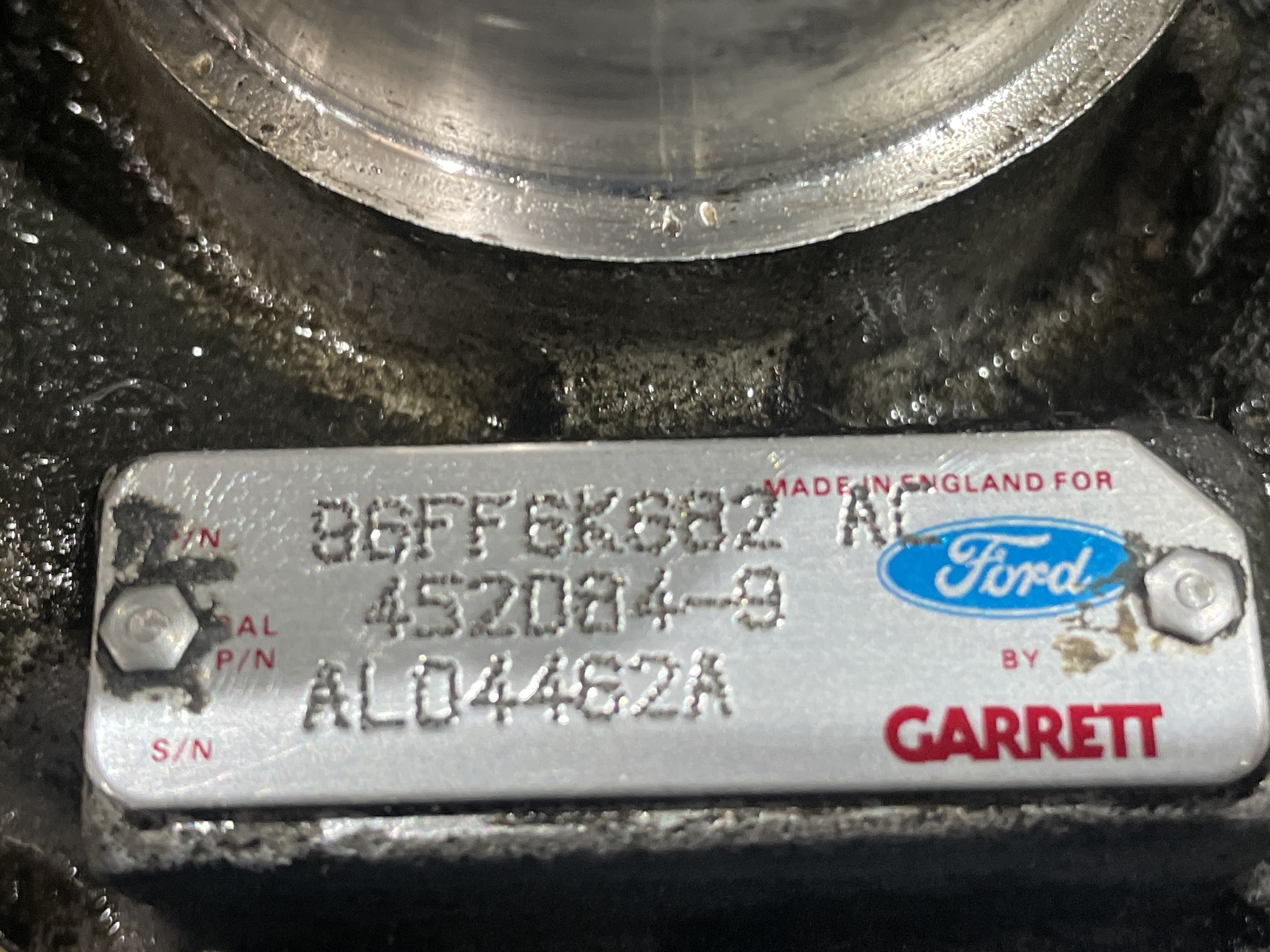 FORD Turbocharger 452084, GARRETT, 96FF6K682AC 24950139