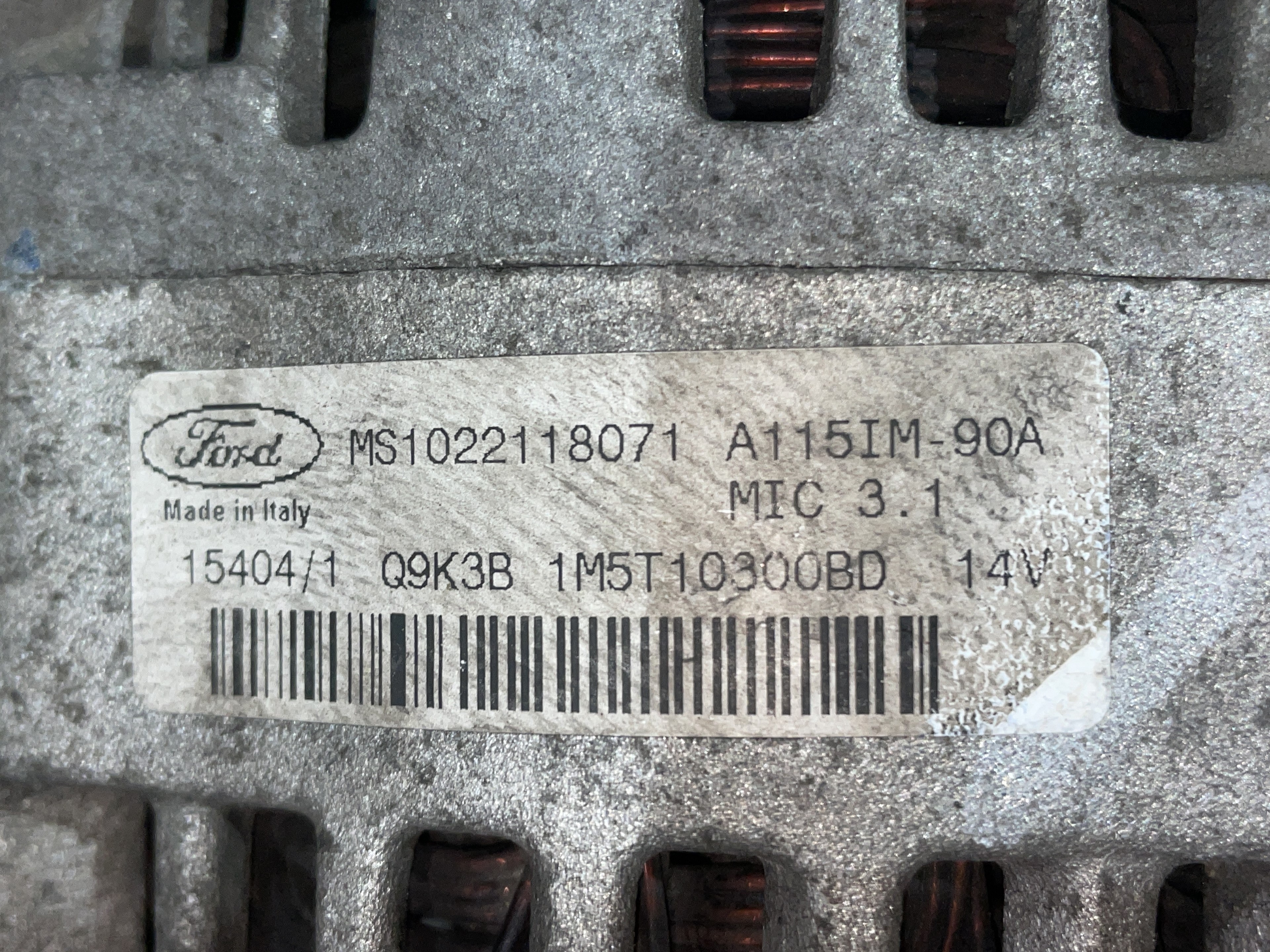 FORD Focus 1 generation (1998-2010) Генератор MS1022118071 25962737