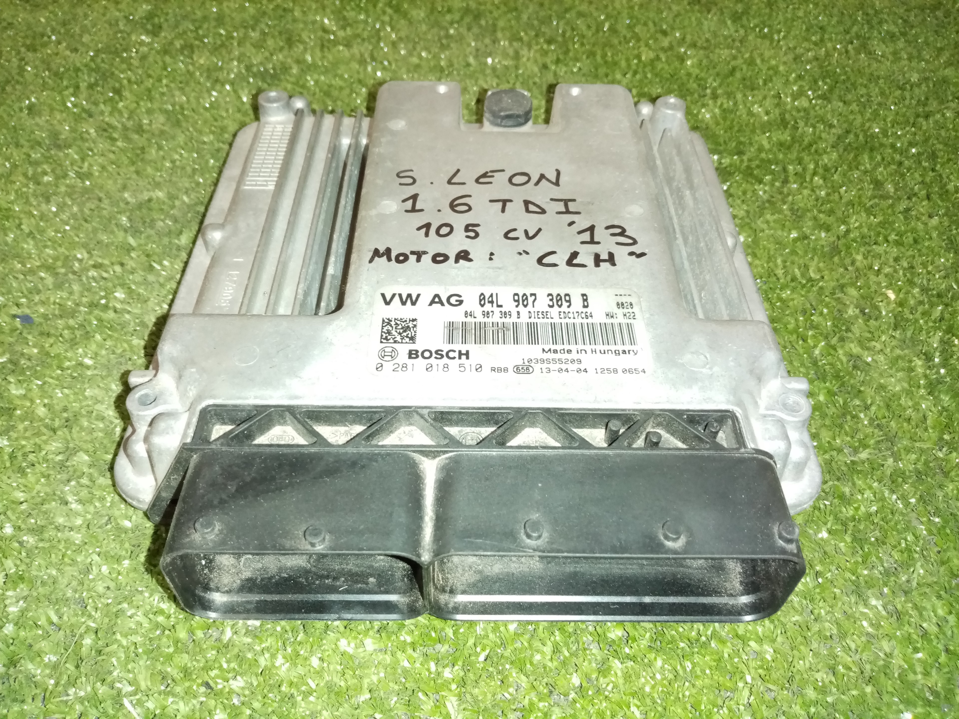 SEAT Leon 3 generation (2012-2020) Engine Control Unit ECU 0281018510, 04L907309B 23546379