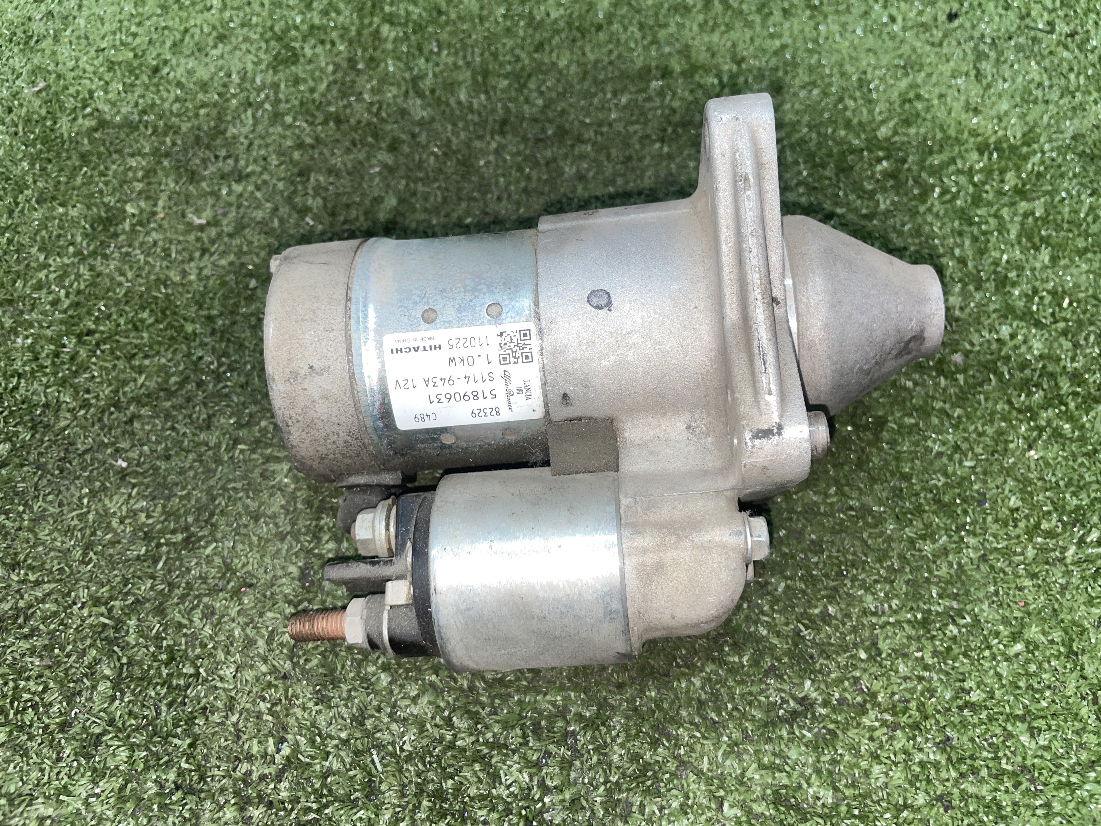 FIAT Starter Motor 51890631, HITACHI, S114-943A 23549467