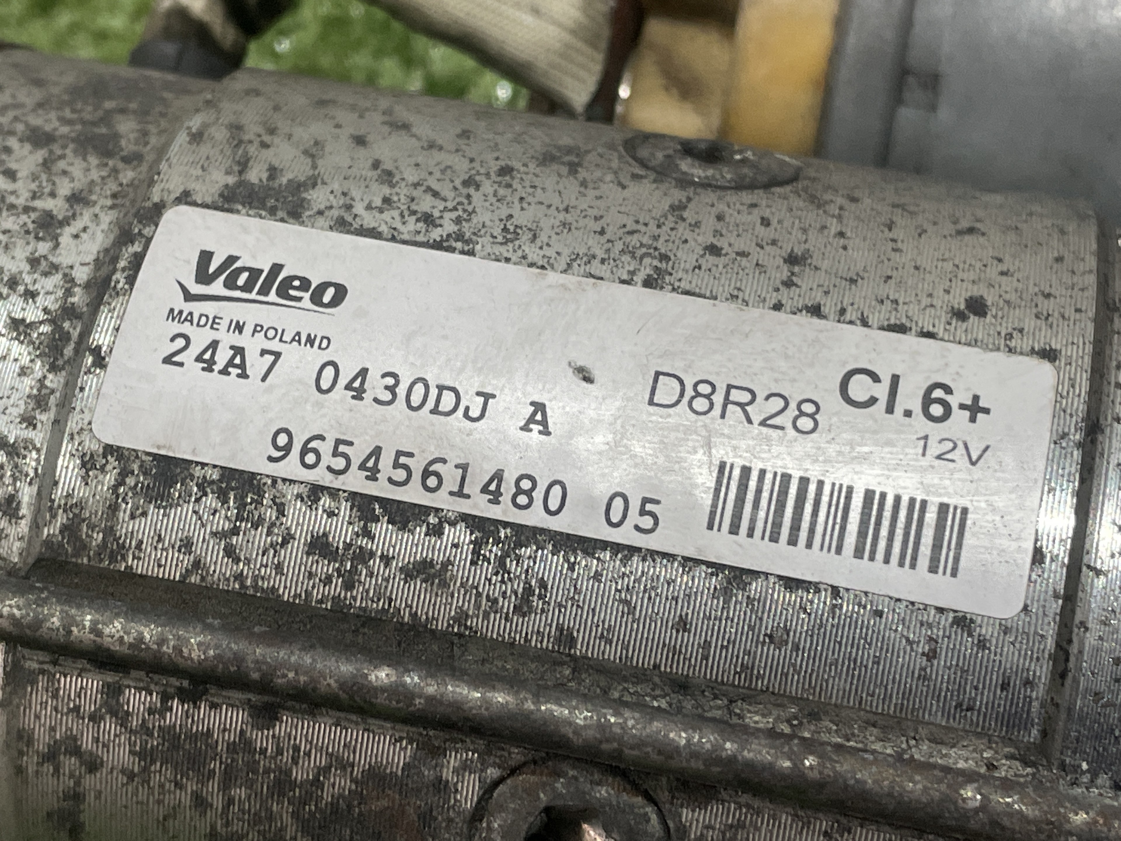 PEUGEOT 3008 1 generation (2010-2016) Starter Motor D8R28,VALEO,9654561480 25942646