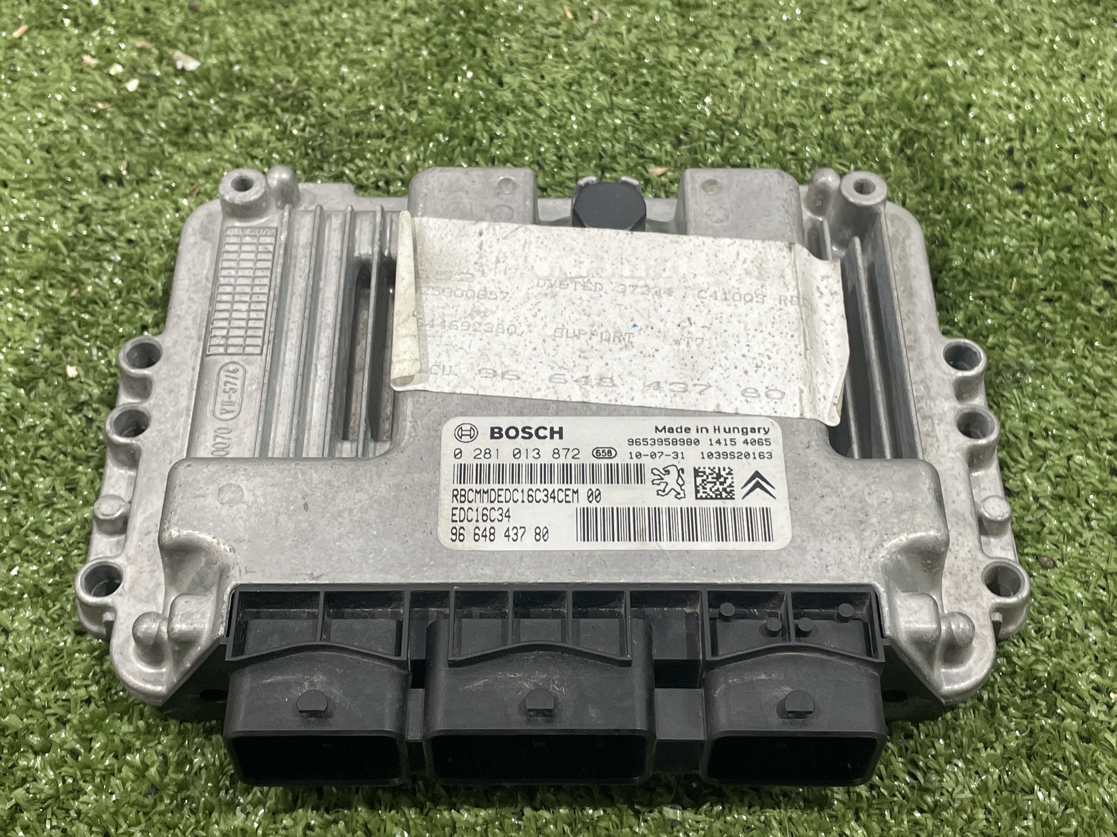 PEUGEOT 308 T7 (2007-2015) Unitate de control motor 0281013872, 9664843780 19978910