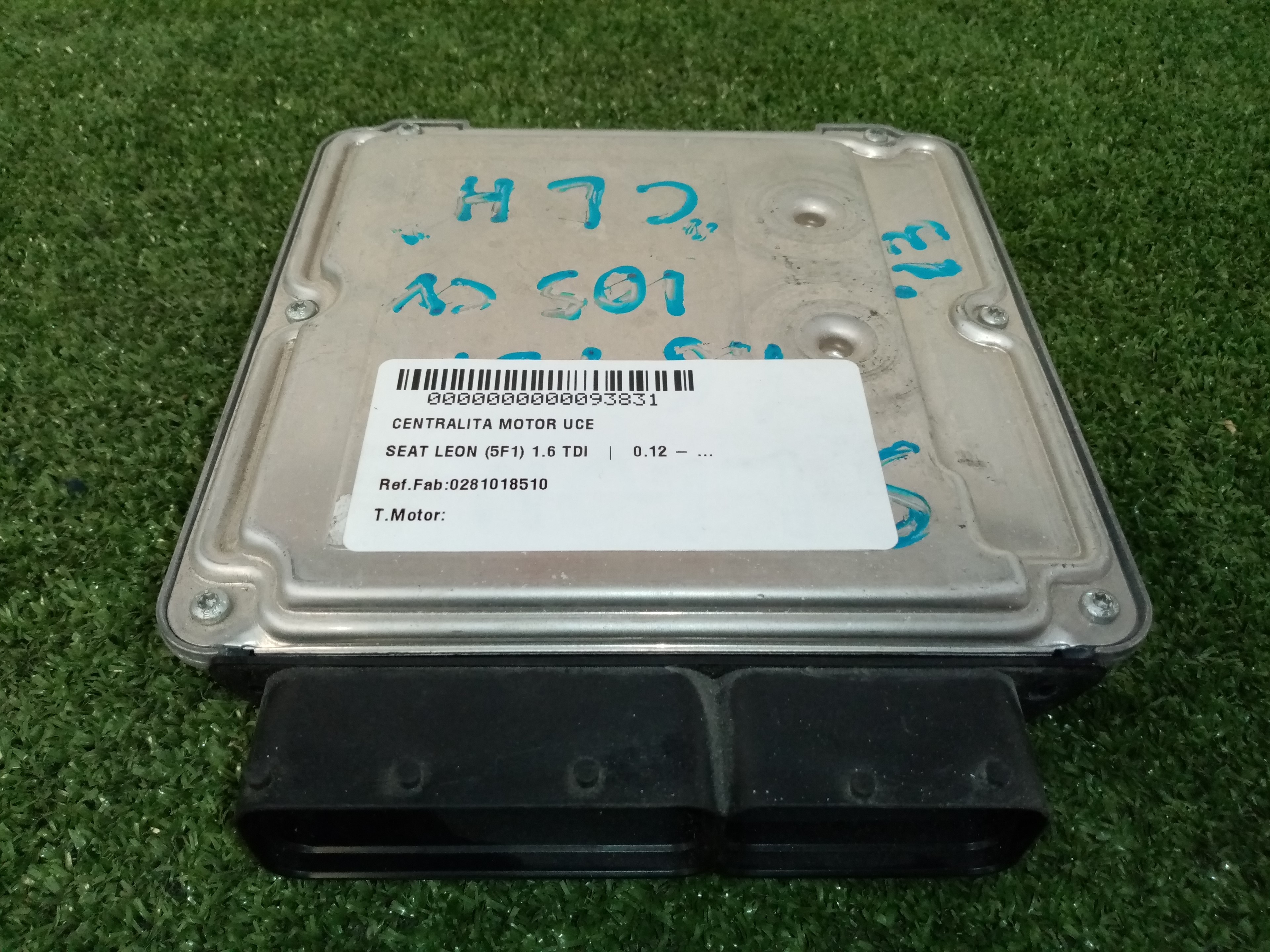 SEAT Leon 3 generation (2012-2020) Engine Control Unit ECU 0281018510,04L907309B 23546379