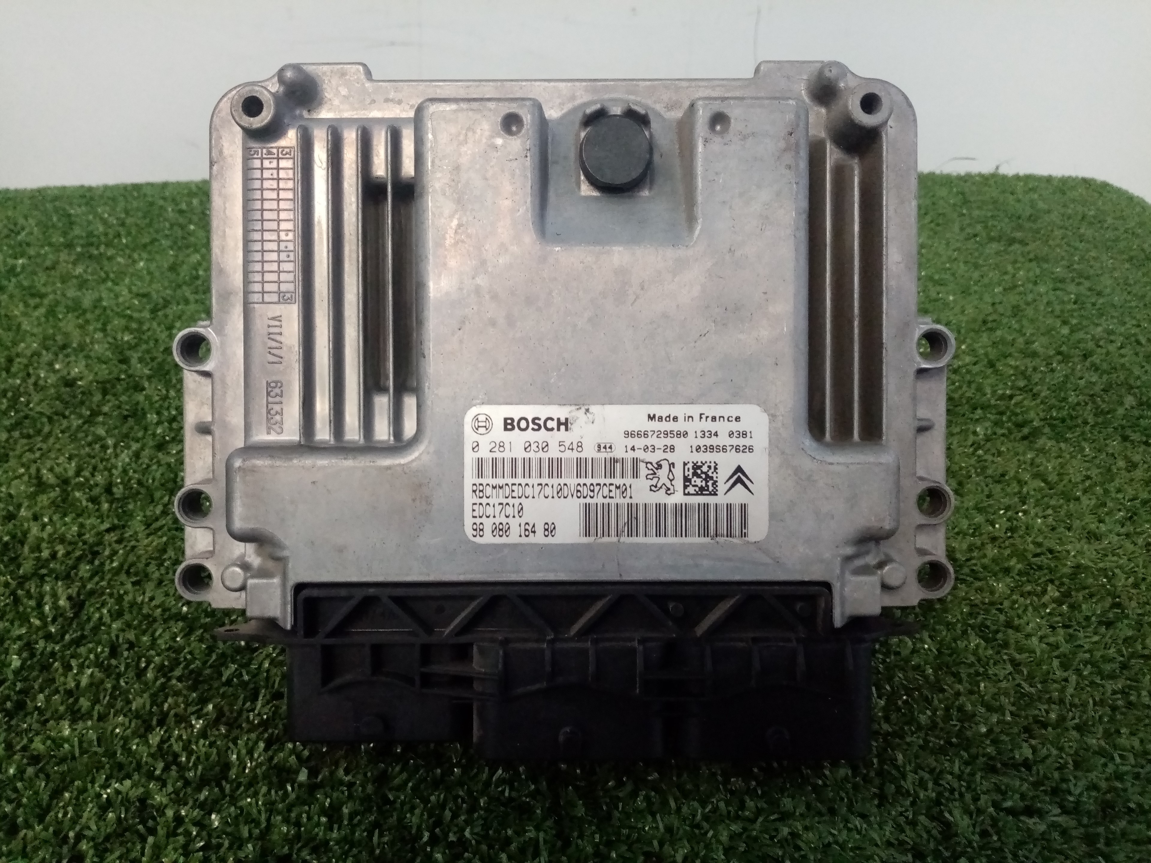 CITROËN C4 Cactus 1 generation (2014-2024) Блок керування двигуном ECU 0281030548,9808016480 23546808