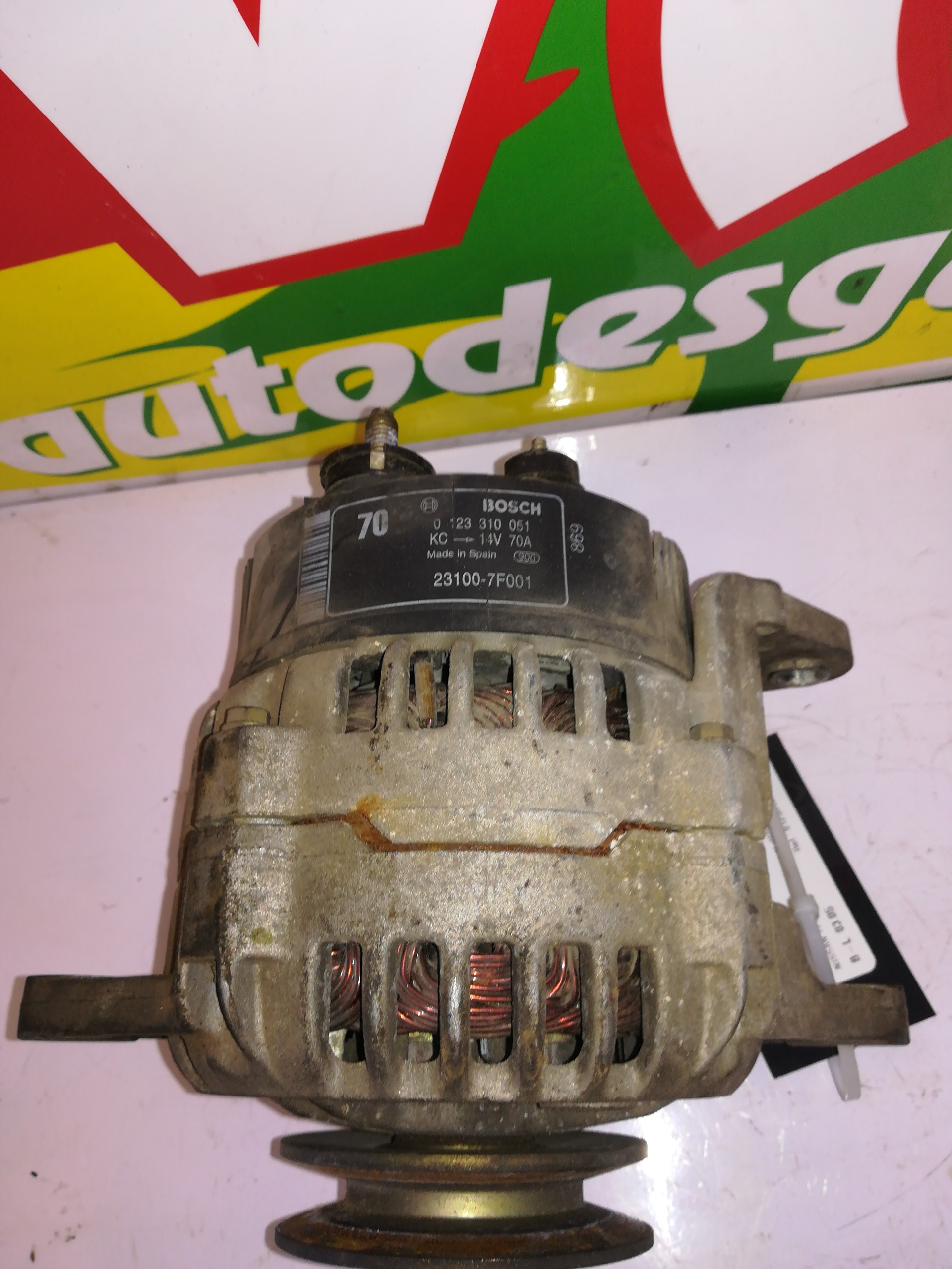 NISSAN Terrano 2 generation (1993-2006) Alternator 0123310051,70A 22376024