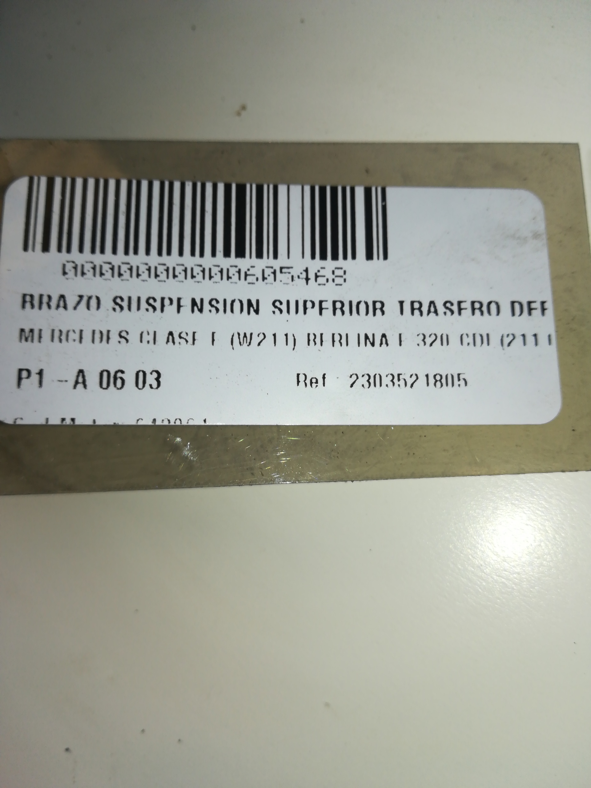 TOYOTA E-Class W211/S211 (2002-2009) Πίσω Δεξί Μπράτσο 2303521805 22385503