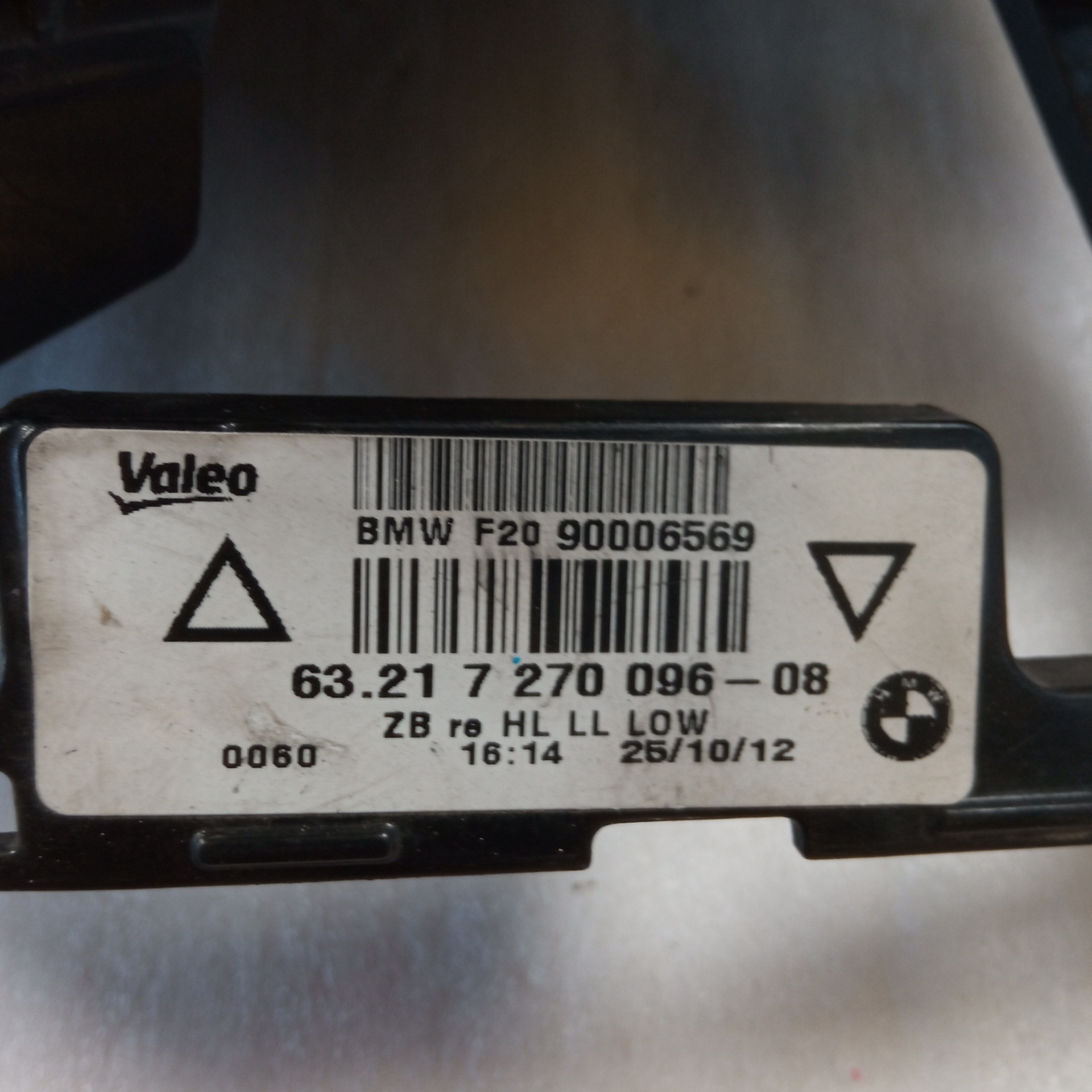 Piloto trasero derecho N47D20A 63217270096 de Bmw 1 (e81) 2006-2011 177 CV - pieza usada