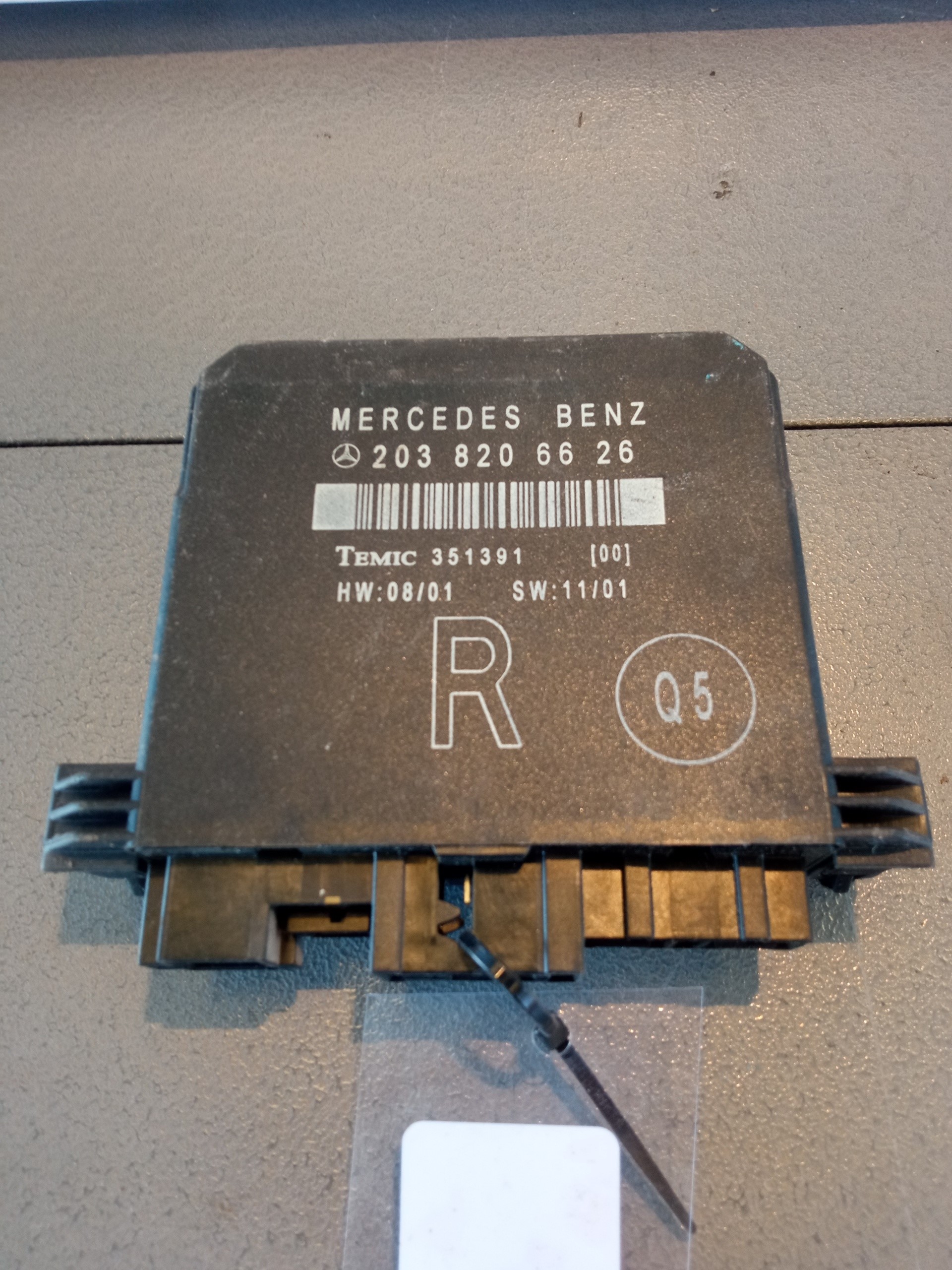 MERCEDES-BENZ C-Class W203/S203/CL203 (2000-2008) Other Control Units 2038206626, TRASERADERECHA 22386482