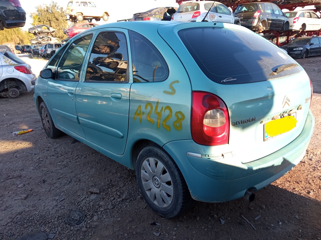 FIAT Xsara Picasso 1 generation (1999-2010) Стеклоподъемник задней левой двери 9637090980, 2PINES 22386041