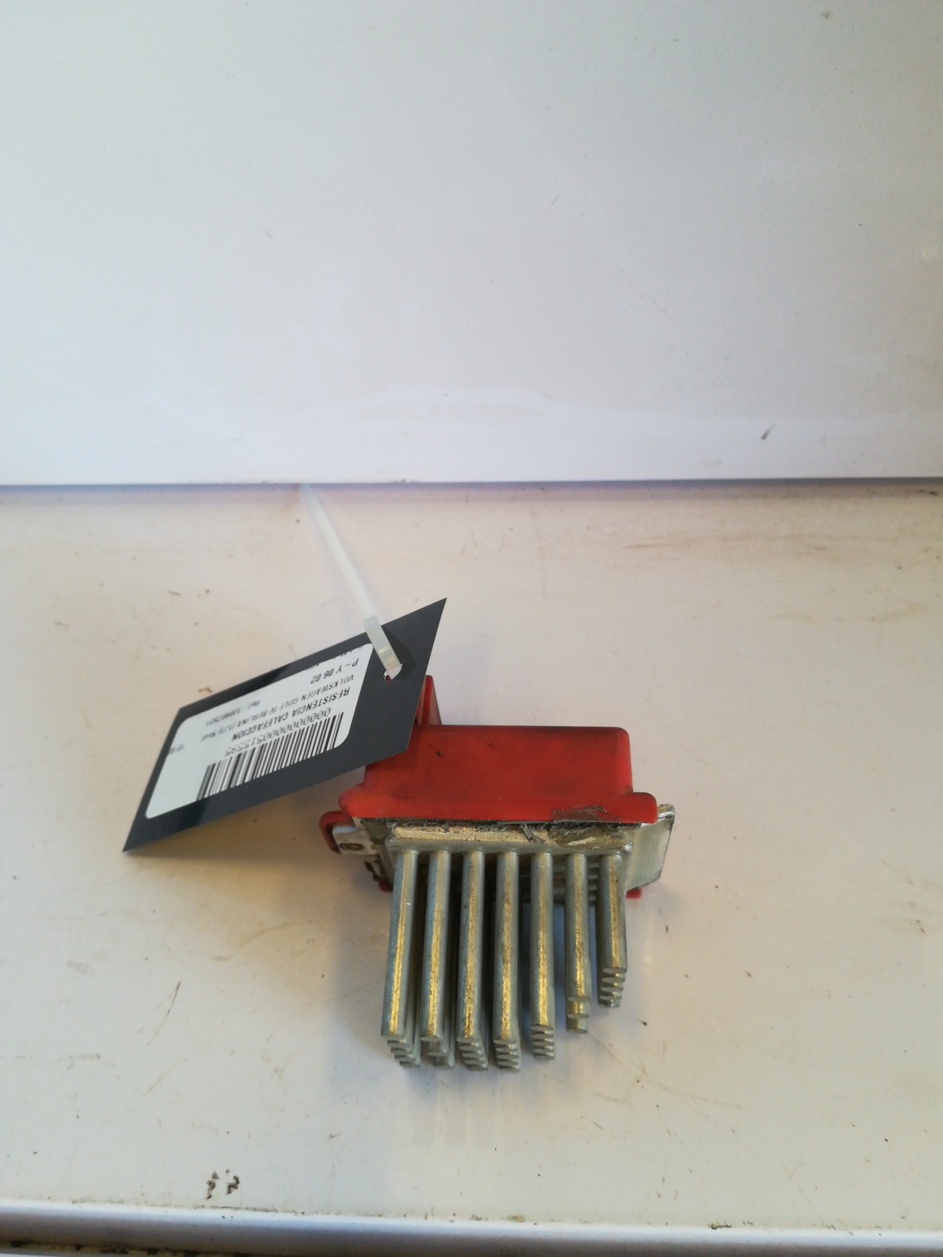 VOLKSWAGEN Bora 1 generation (1998-2005) Interior Heater Resistor 1J0907521 22376550