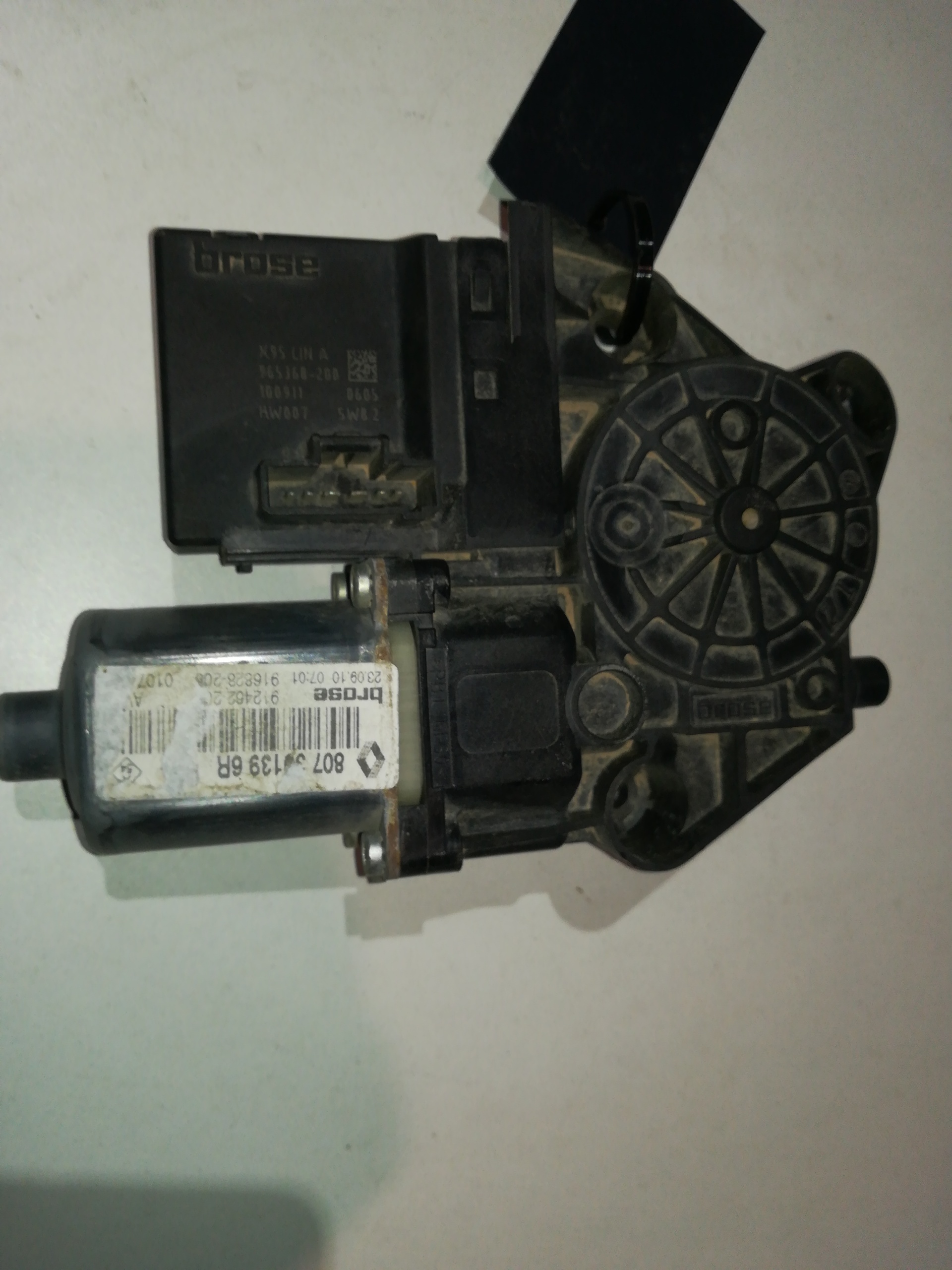 RENAULT Megane 3 generation (2008-2020) Motor de control geam ușă  dreapta spate 807301396R 22349221