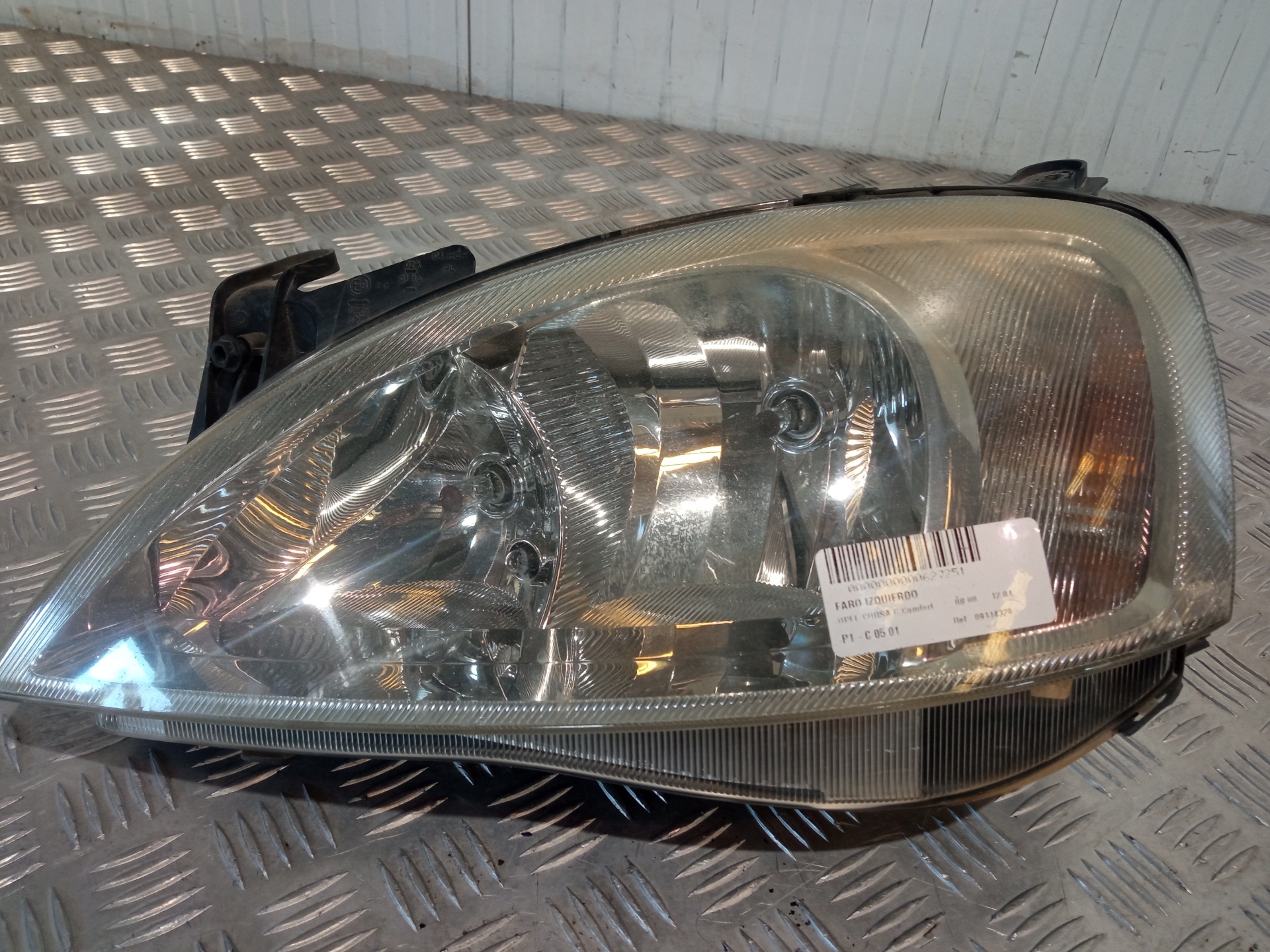 FIAT Corsa C (2000-2006) Front Left Headlight 09114329, 8PINES 22386551