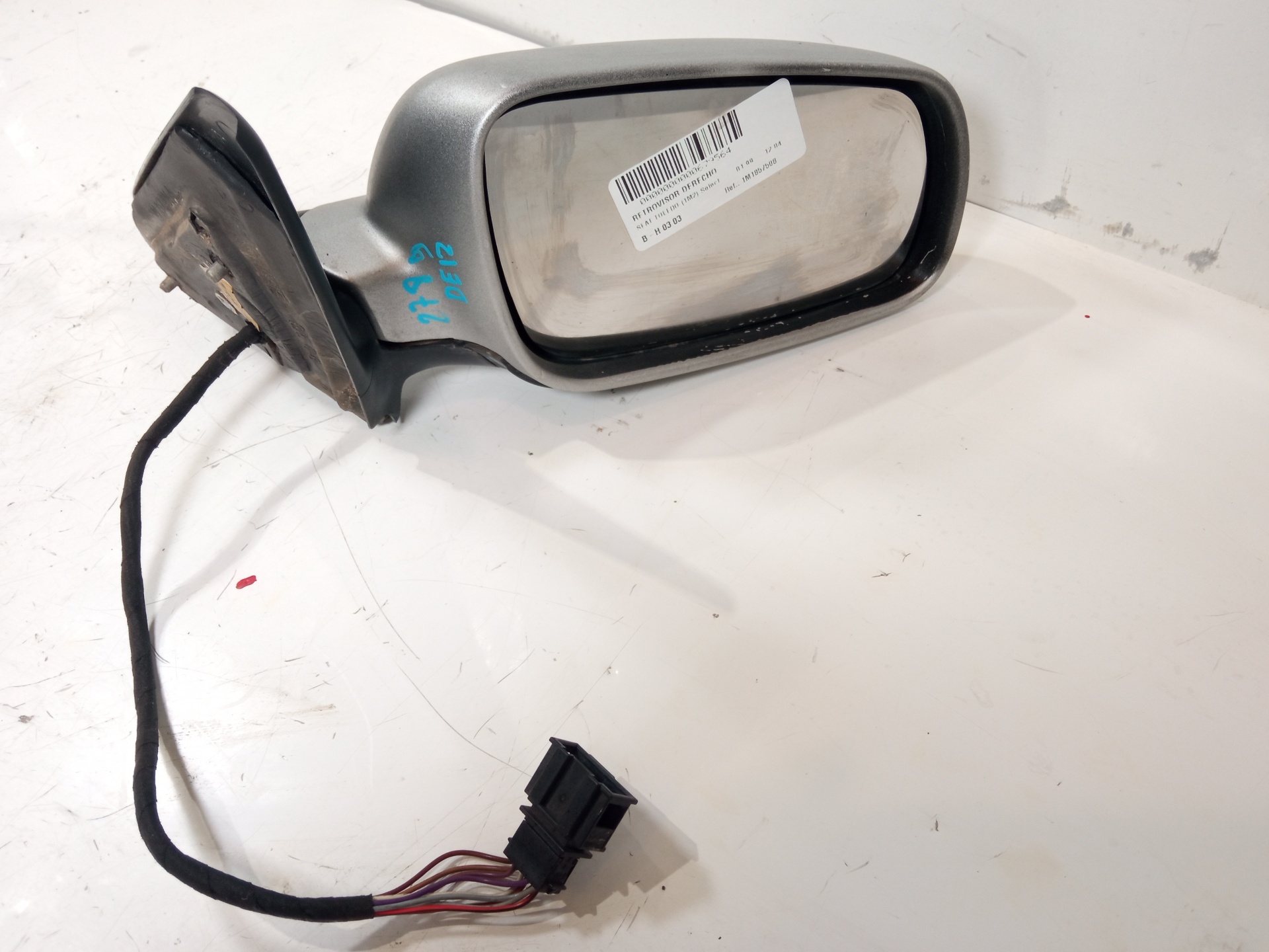 SEAT Toledo 2 generation (1999-2006) Right Side Wing Mirror 1M1857508, 7PINES 24870558